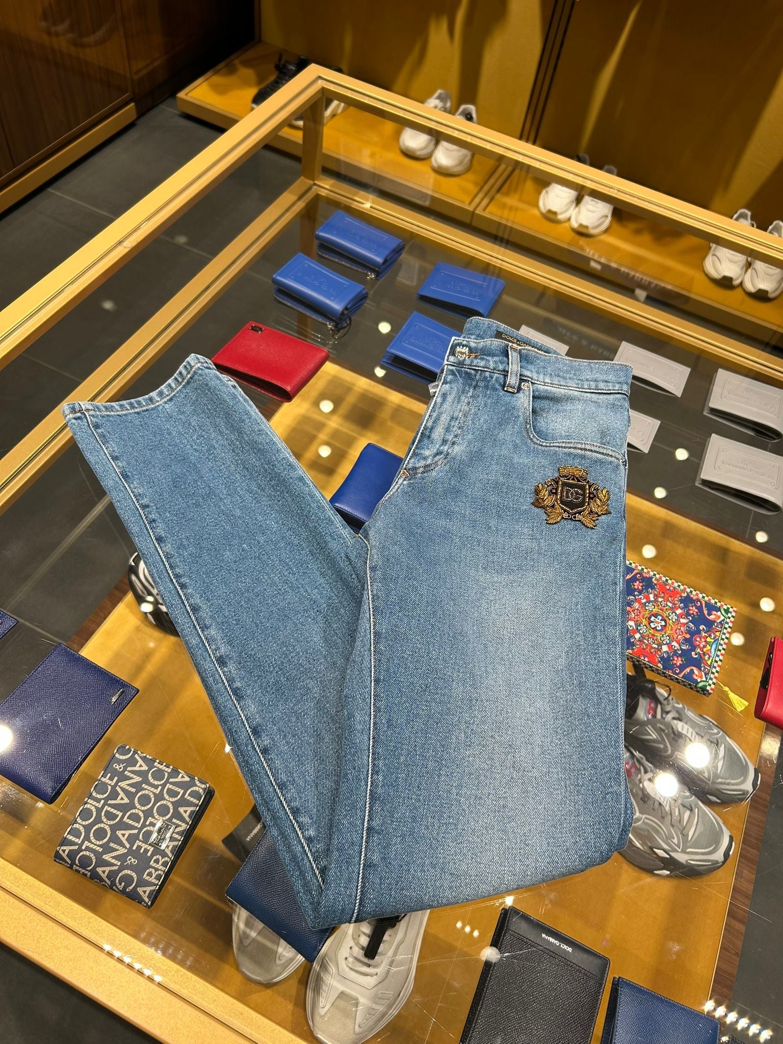 Dolce & Gabbana Damskie spodnie jeansoweDolce & Gabbana