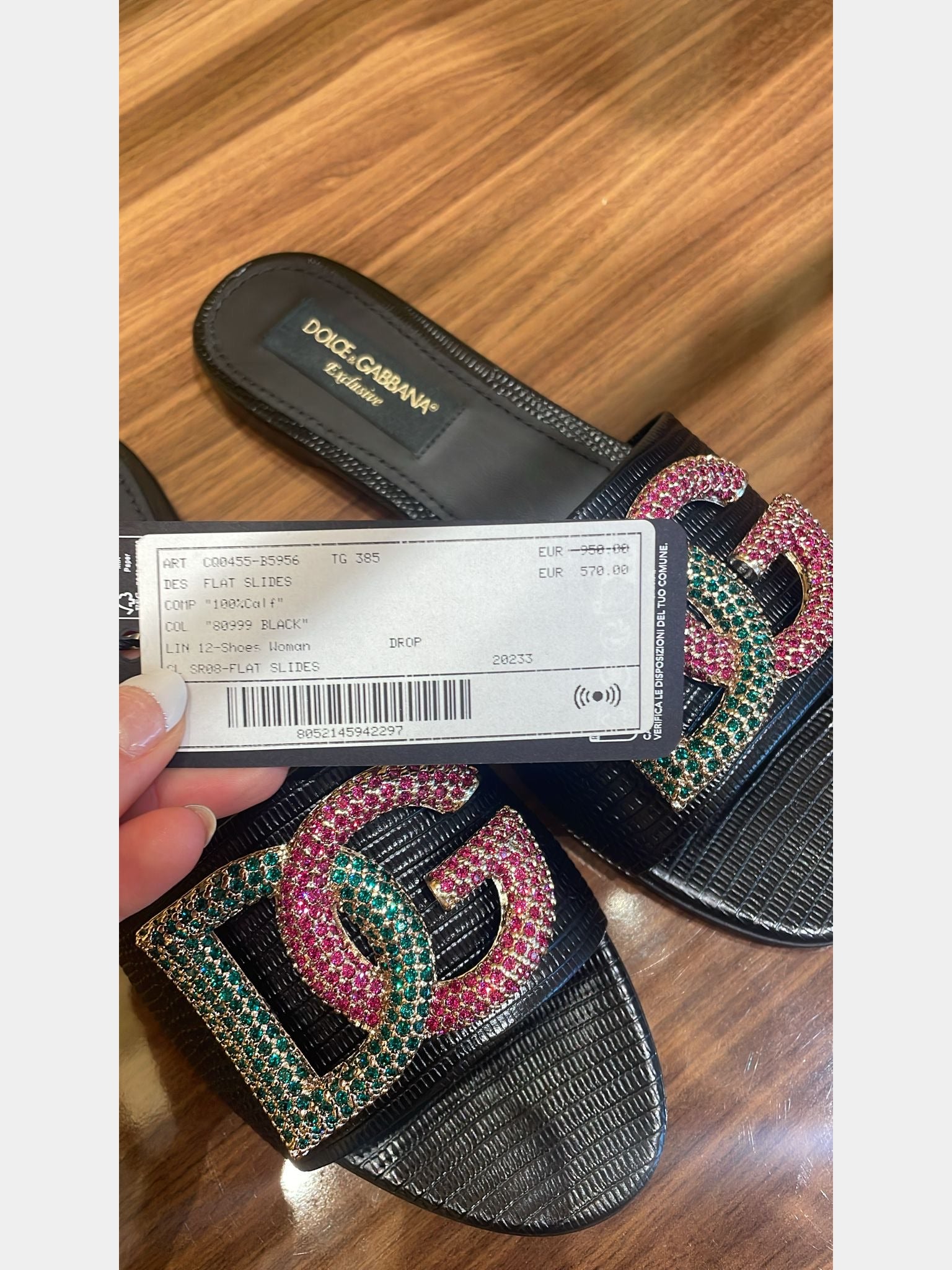 Dolce & Gabbana Flat SlidesDolce & Gabbana