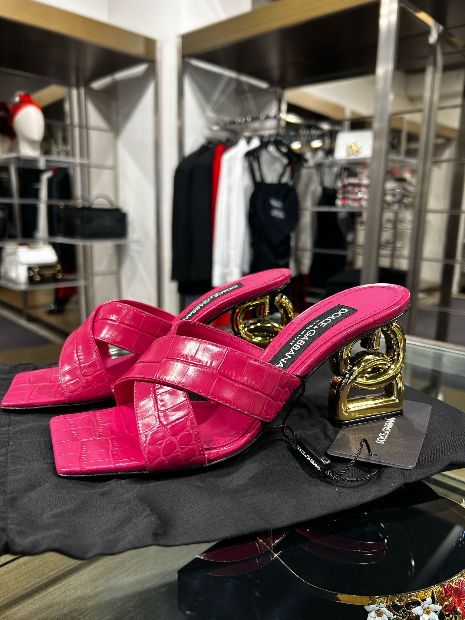 Dolce & Gabbana Heeled SlidesDolce & Gabbana