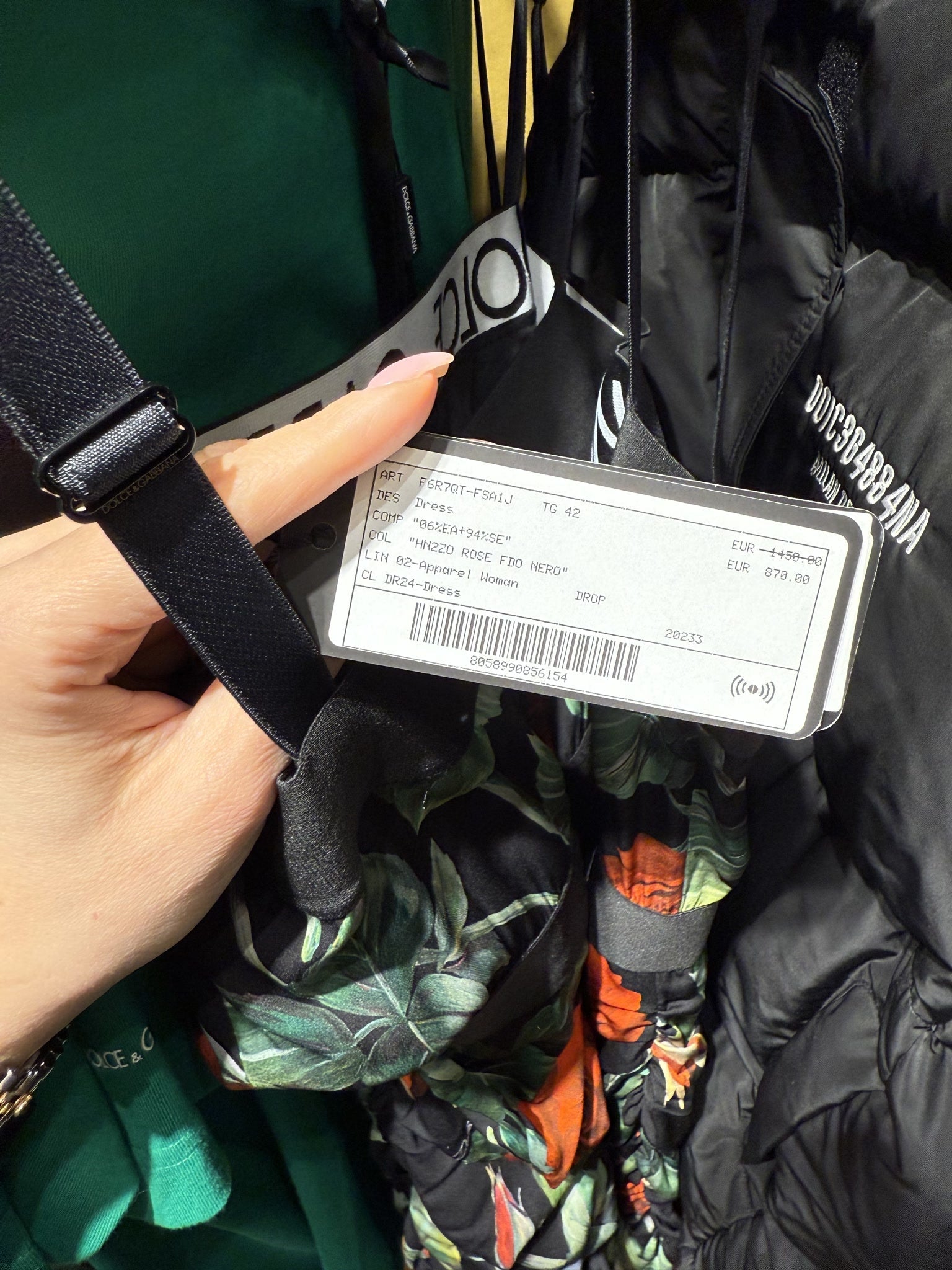 Dolce & Gabbana Henzo Rose Fdo NeroDolce & Gabbana