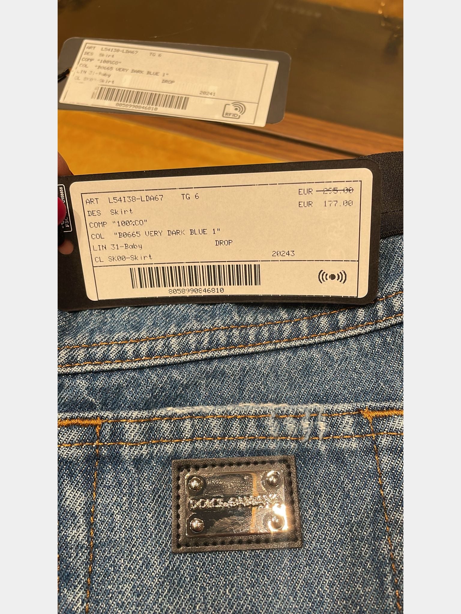 Dolce & Gabbana jeans SkirtDolce & Gabbana