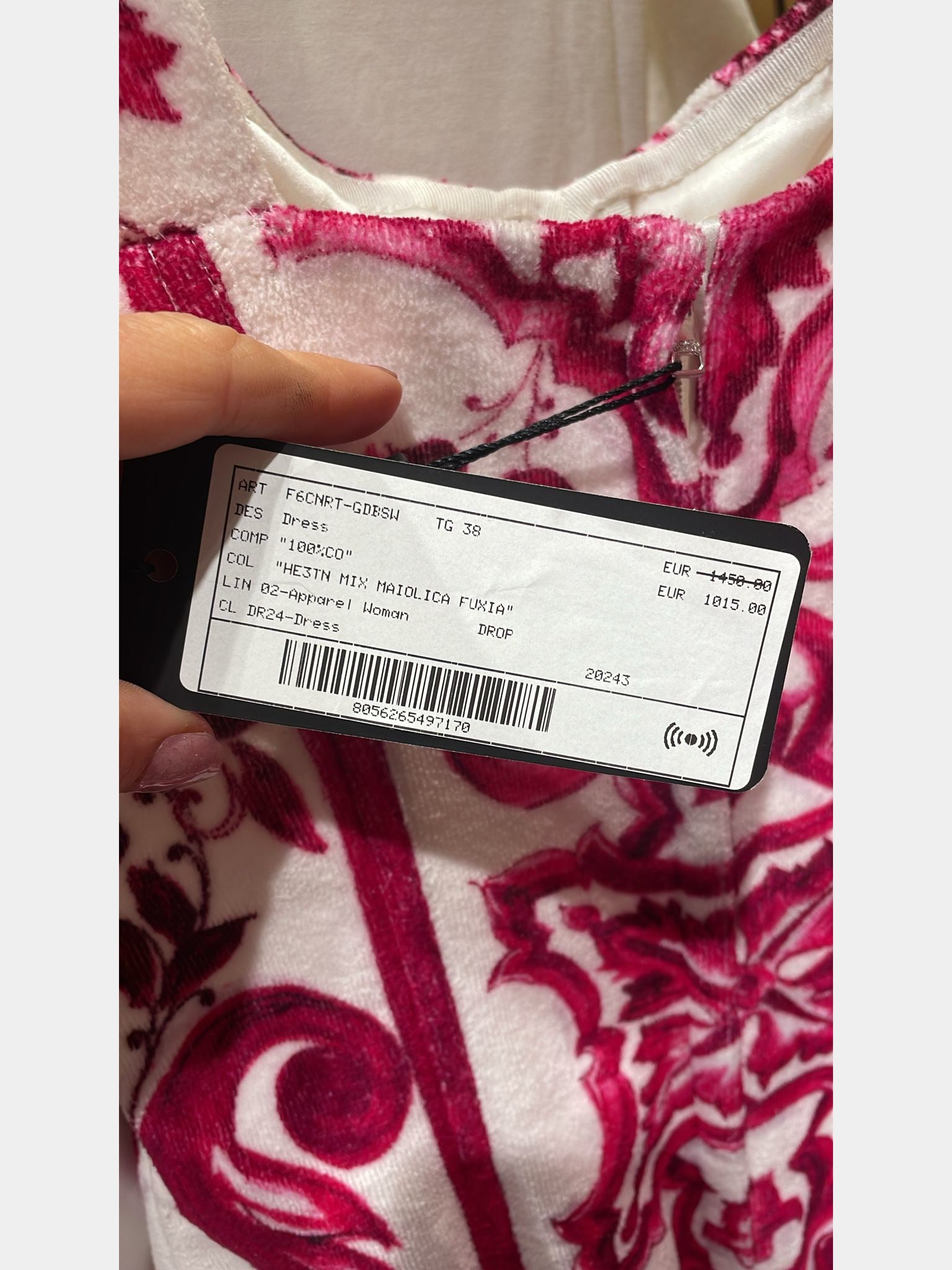 Dolce & Gabbana Maiolica Fuxia DressDolce & Gabbana