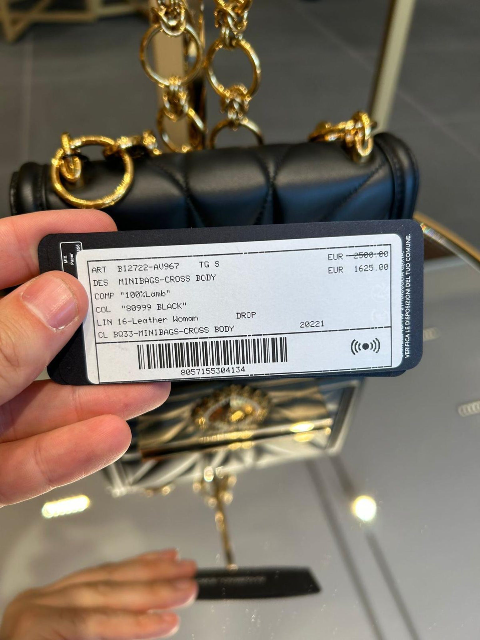 Dolce & Gabbana Minibags Cross Body Damskie Czarny 100% LambDolce & Gabbana