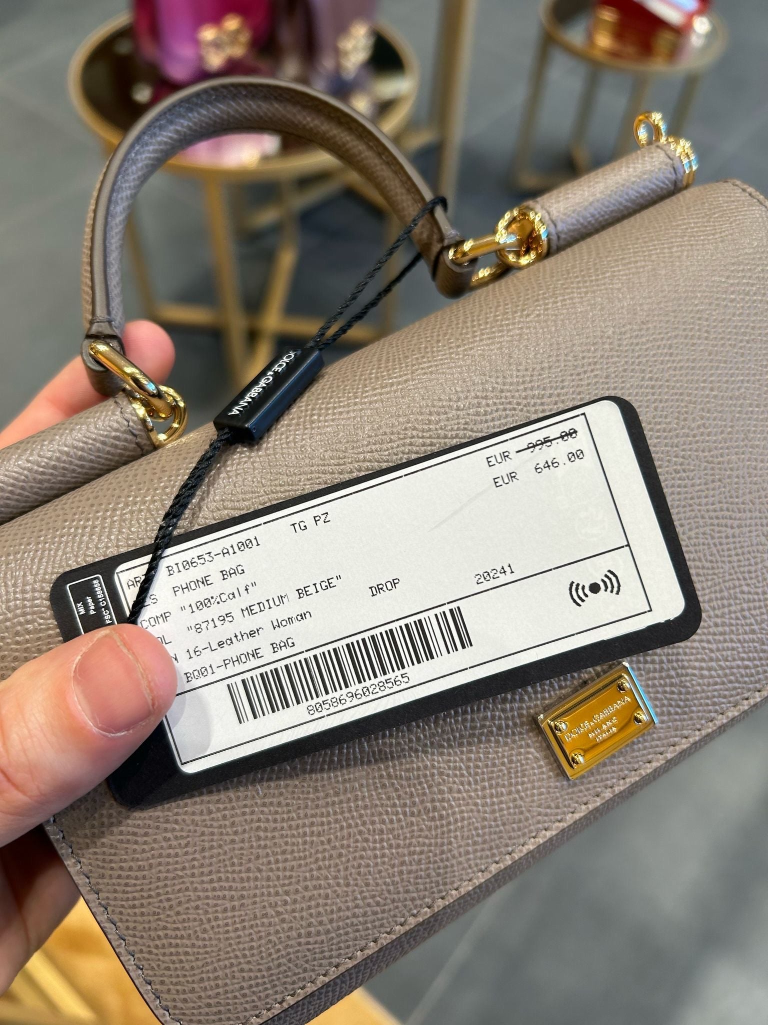 Dolce & Gabbana Phone Bag BeigeDolce & Gabbana