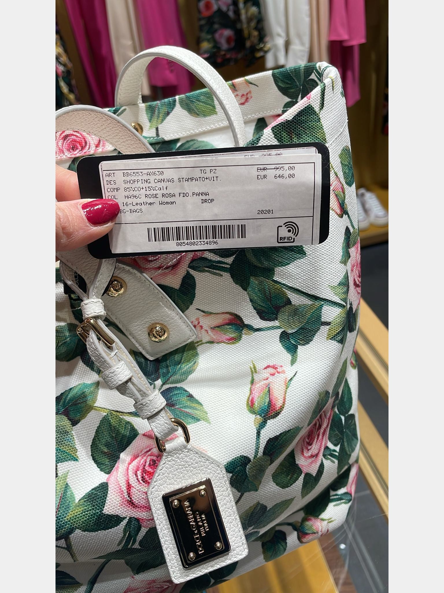 Dolce & Gabbana Rose Rosa Fdo PannaDolce & Gabbana