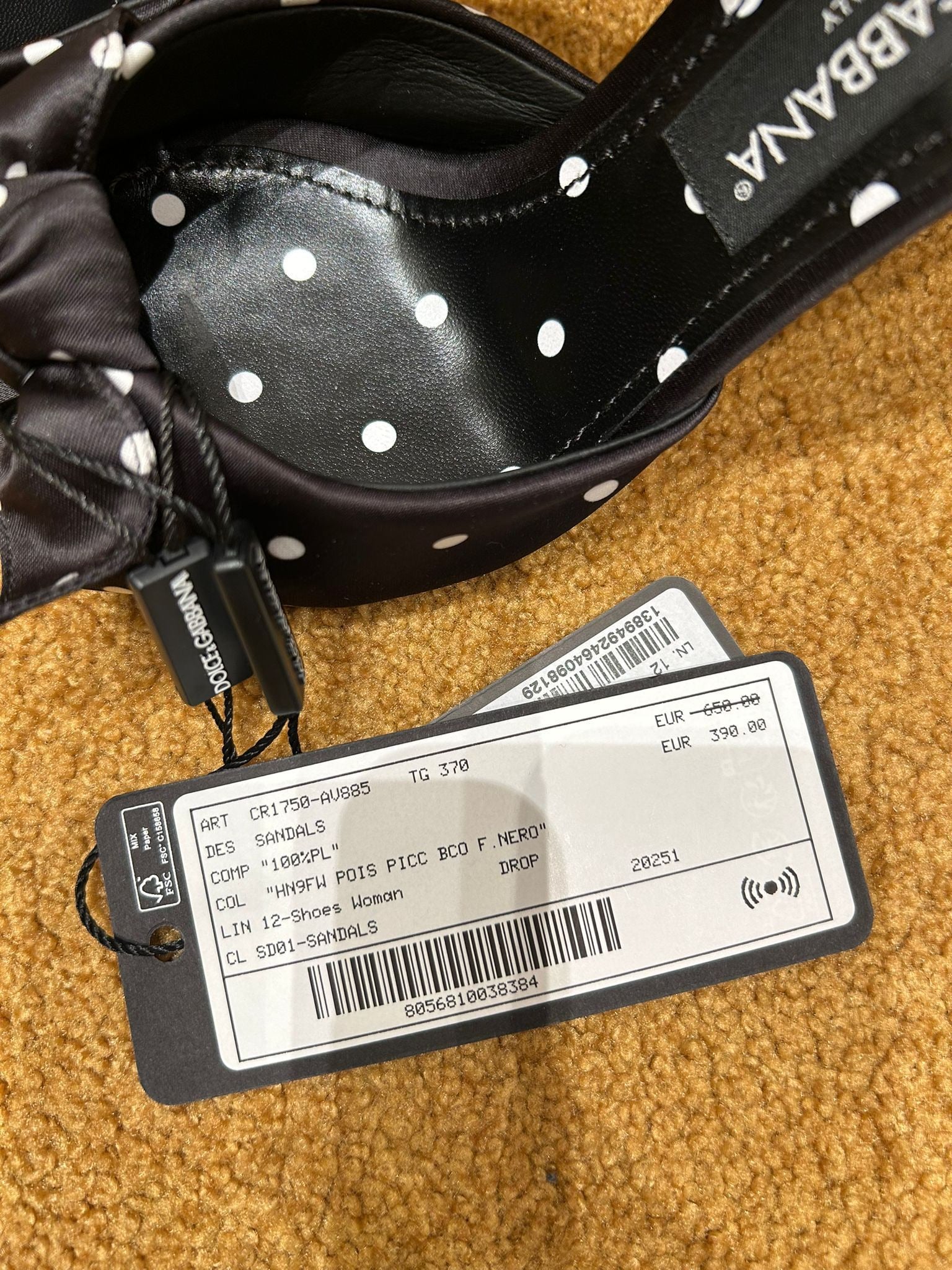 Dolce & Gabbana Sandals Damskie Czarne 370Dolce & Gabbana