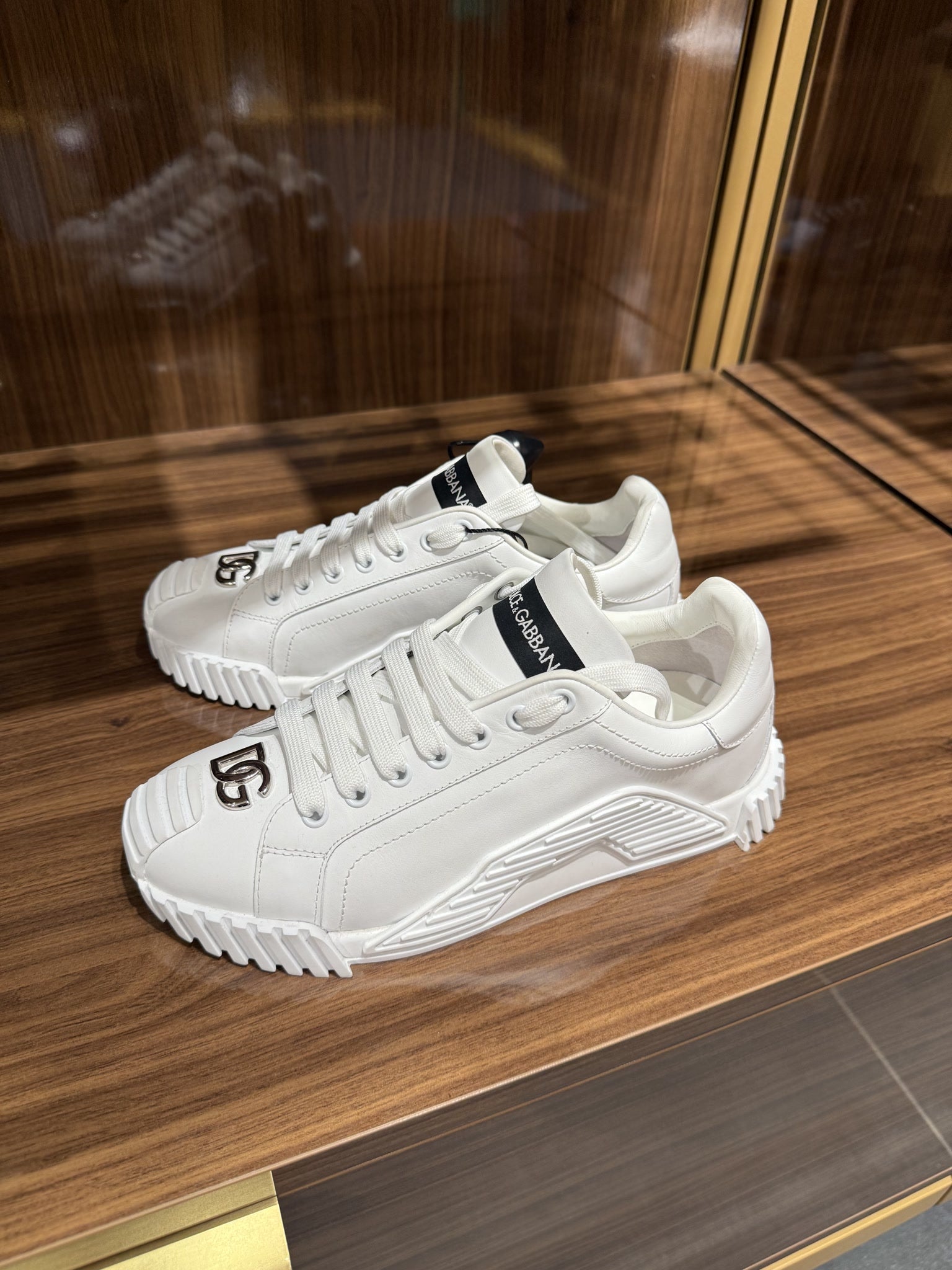 Dolce & Gabbana Sneaker Bassa Vitello NappatoDolce & Gabbana