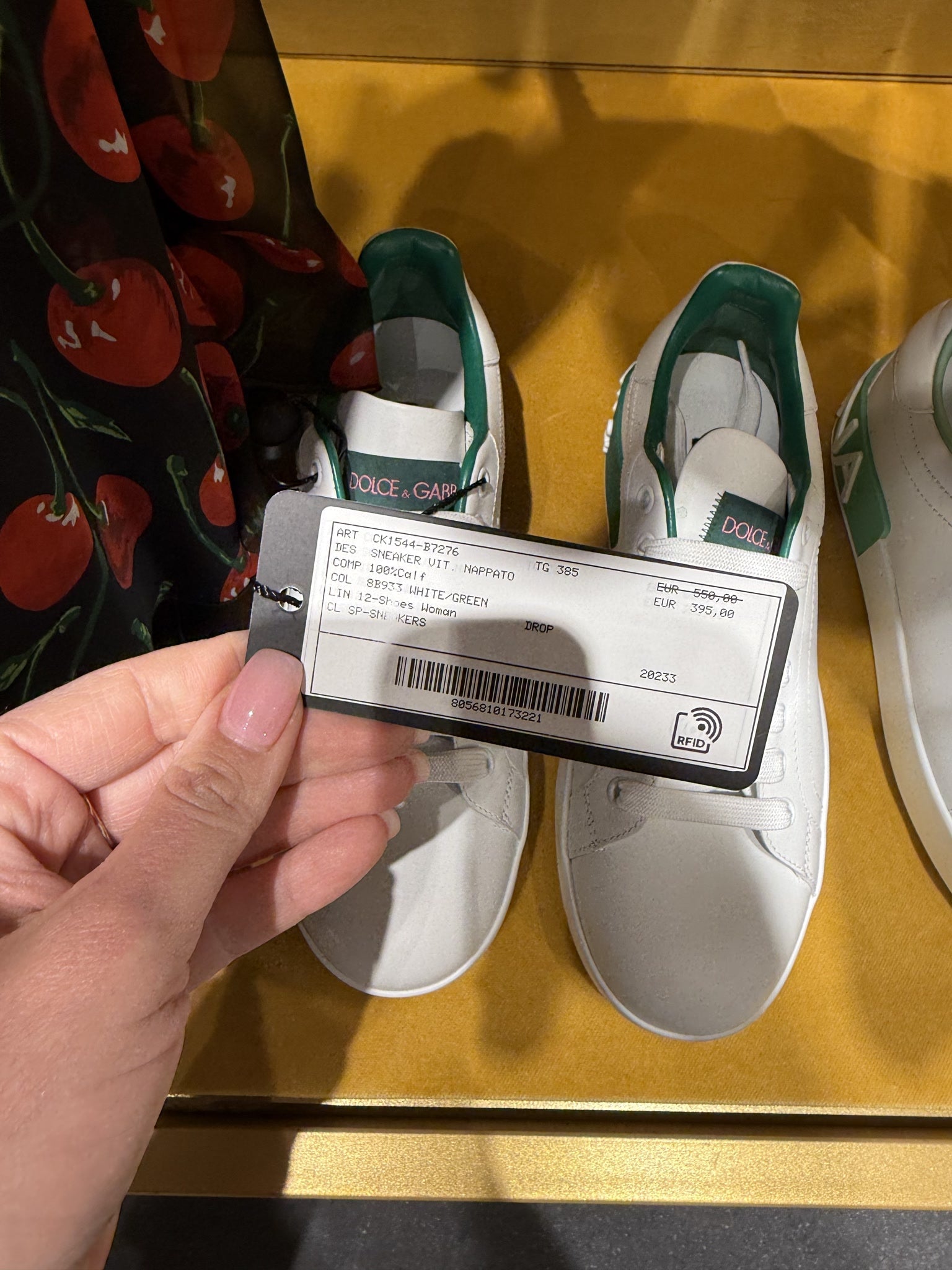 Dolce & Gabbana Sneaker Vit. NappatoDolce & Gabbana