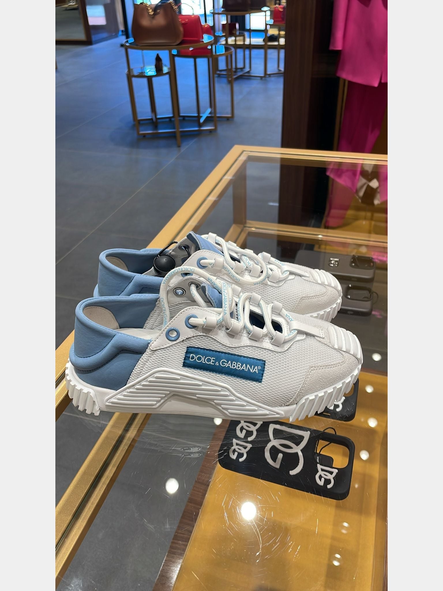 Dolce & Gabbana Sneaker white and blueDolce & Gabbana