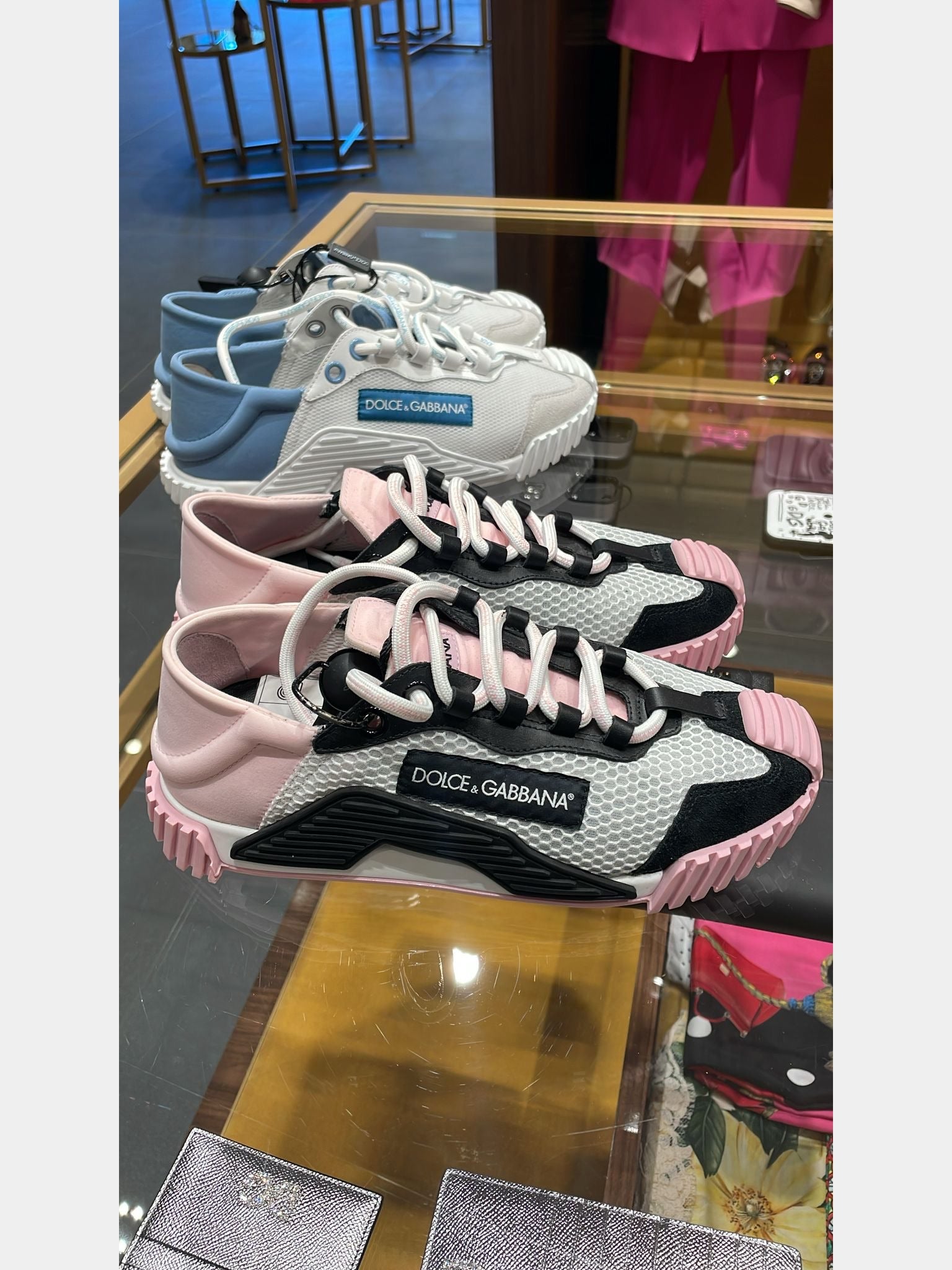 Dolce & Gabbana Sneakers pink and blackDolce & Gabbana