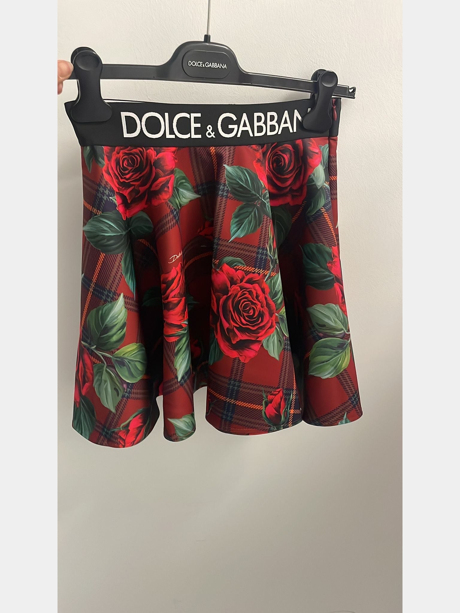 Dolce & Gabbana spódnica damska Tartan Rose L54167FSG7IDolce & Gabbana