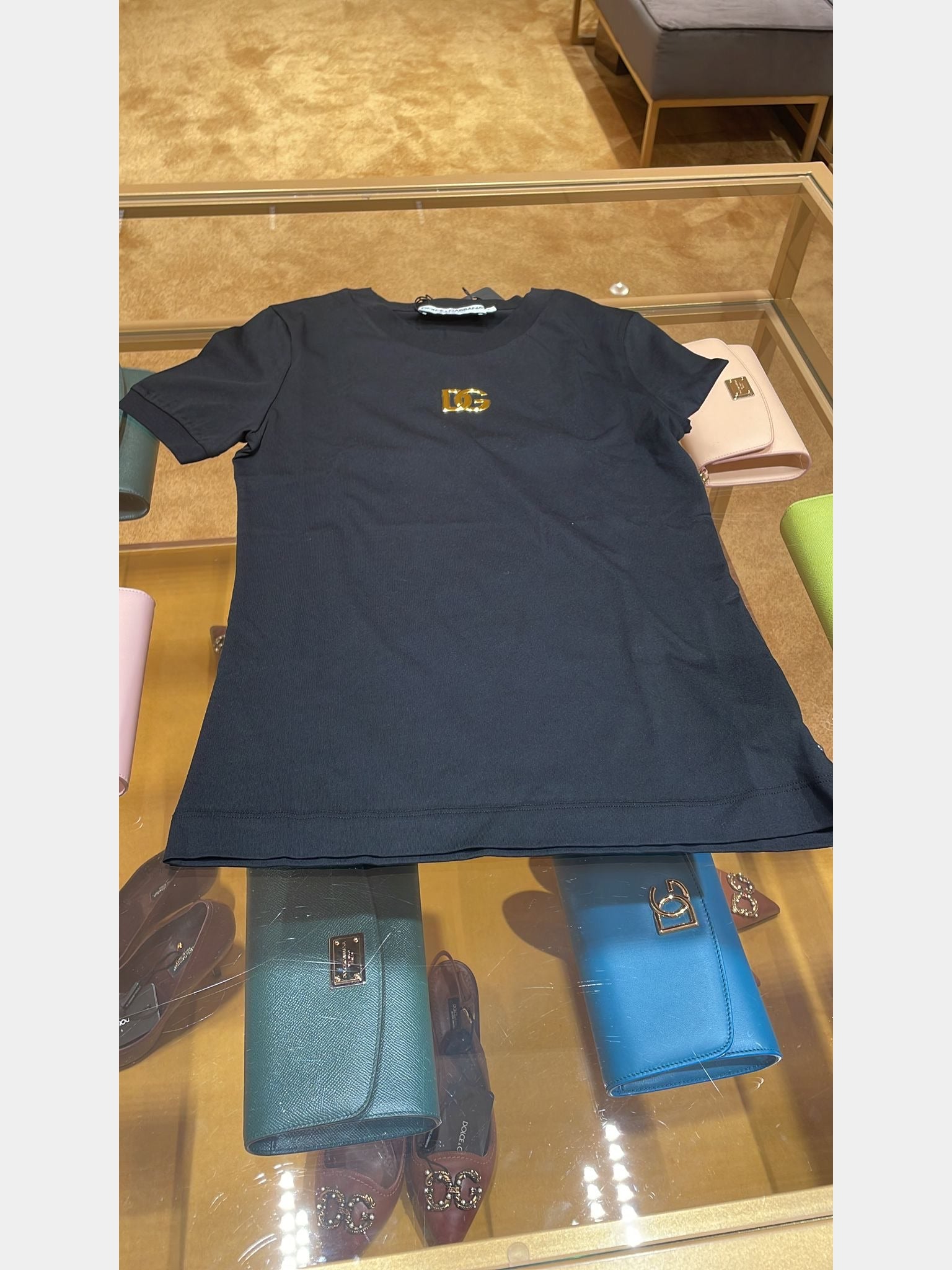 Dolce & Gabbana T-Shirt Damski Czarny F8N08T - GDCCEDolce & Gabbana