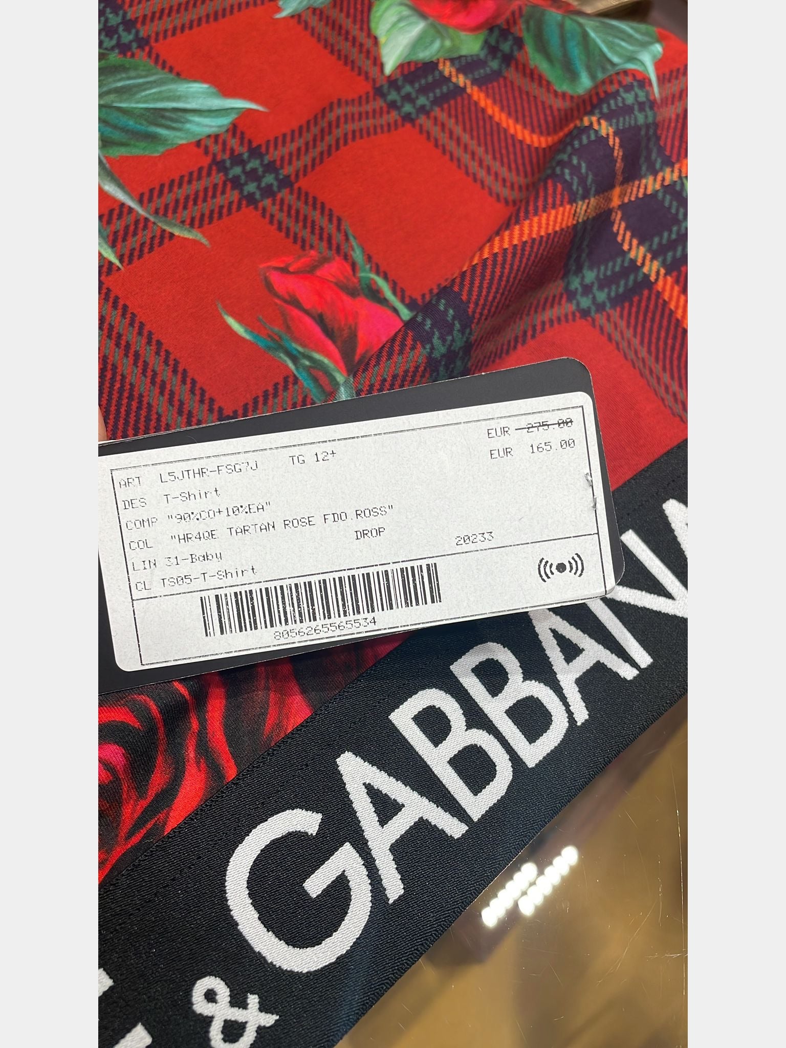 Dolce & Gabbana T-Shirt Damski Czerwony L5JTSH - FSG7JDolce & Gabbana