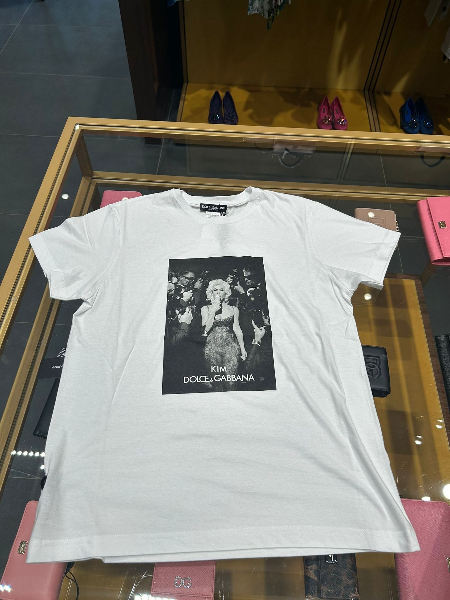 Dolce & Gabbana T-shirt Damskie Biały M/1Dolce & Gabbana