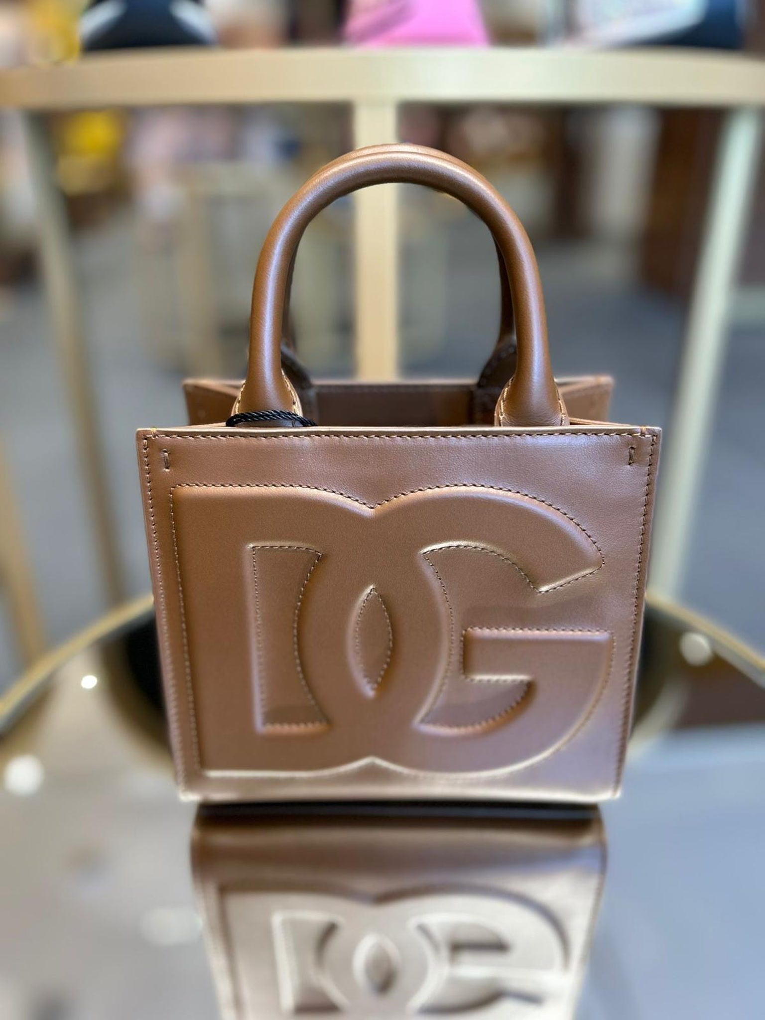 Dolce & Gabbana Torba Damska Top Handle Bag CAMMELLODolce & Gabbana
