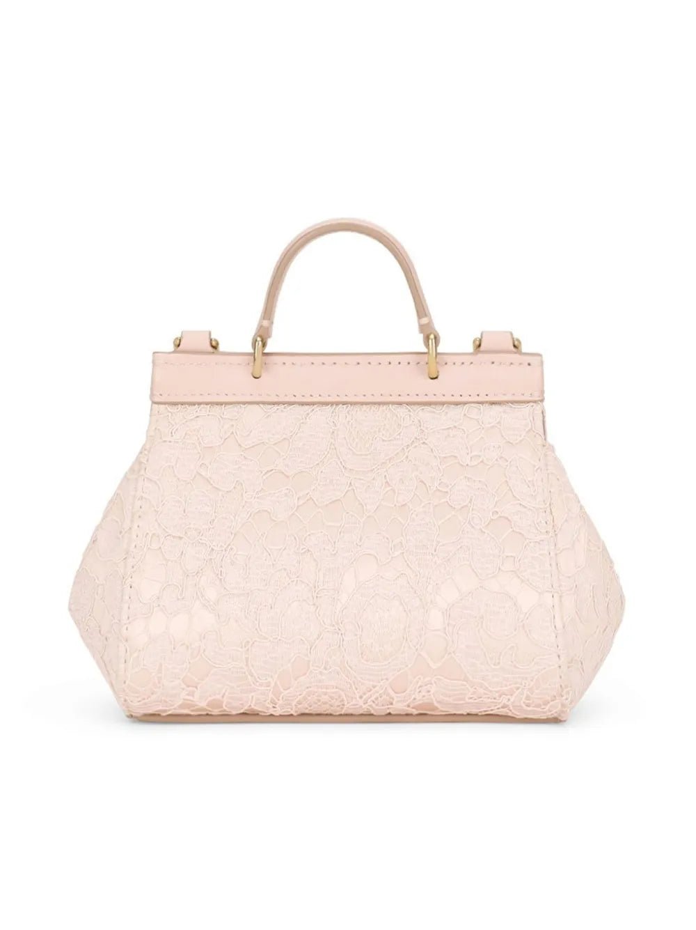 Dolce & Gabbana Torebka Skórzana z Koronką Cordonetto lace mini Sicily bag EB0003AJ63280403Dolce & Gabbana