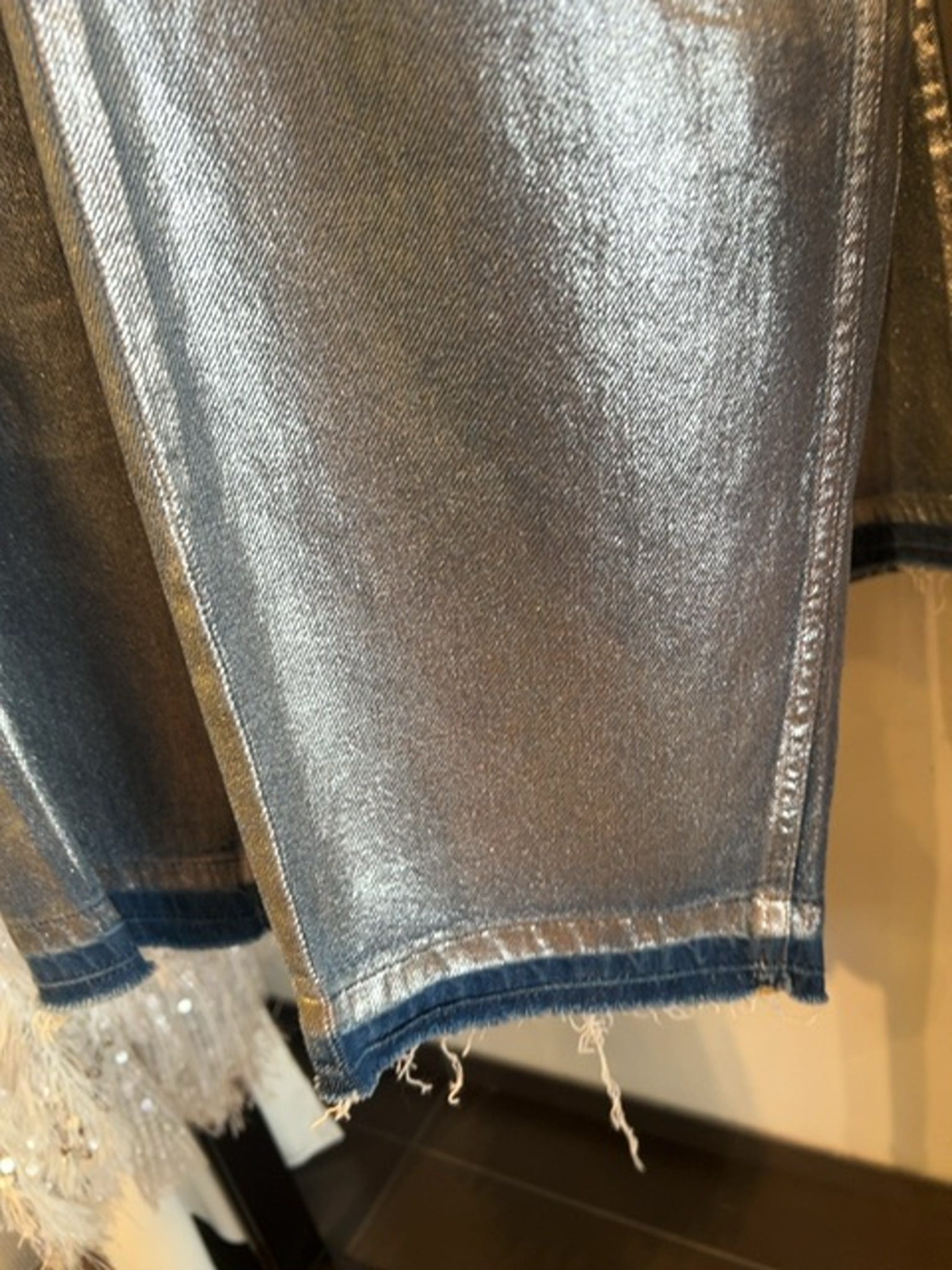 Elisabetta Franchi Damska bluzka srebrnaElisabetta Franchi