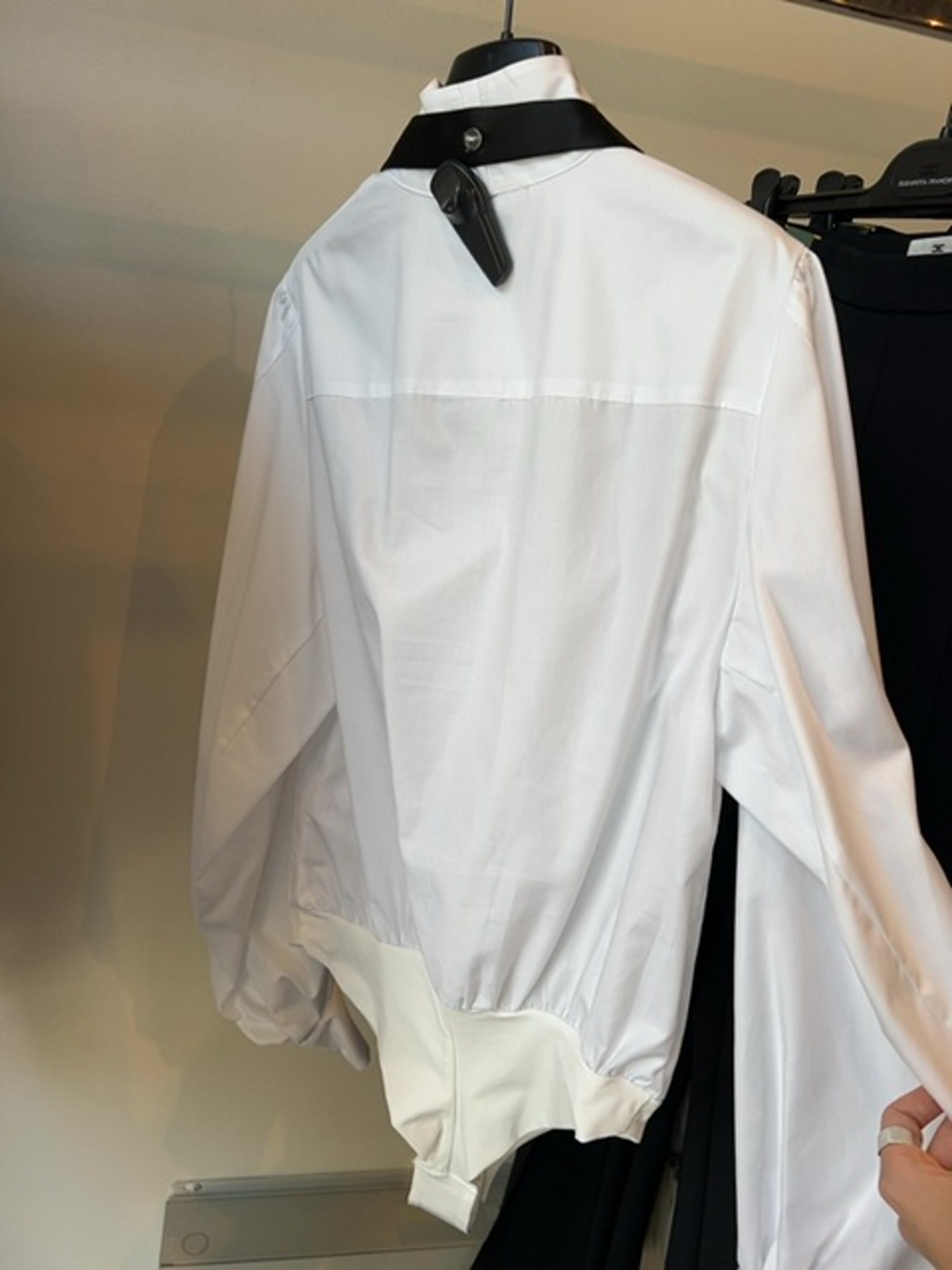 Elisabetta Franchi Damska koszula bawełniana białaElisabetta Franchi