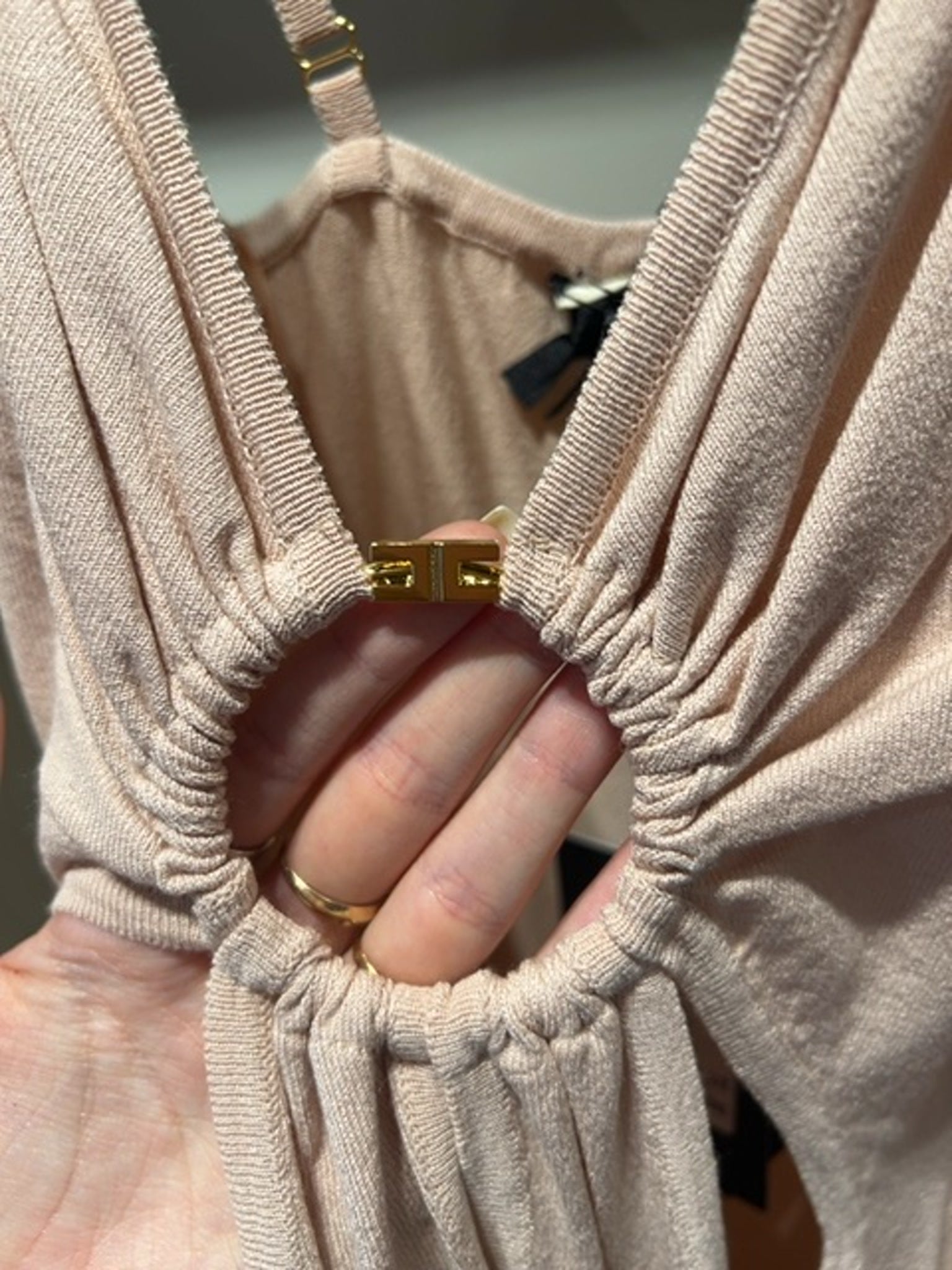 Elisabetta Franchi Damska sukienka CarneElisabetta Franchi
