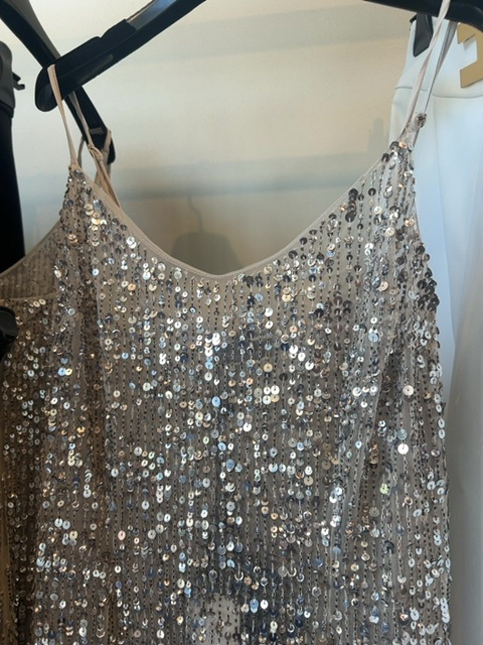 Elisabetta Franchi Damska sukienka cekinowa PerlaElisabetta Franchi