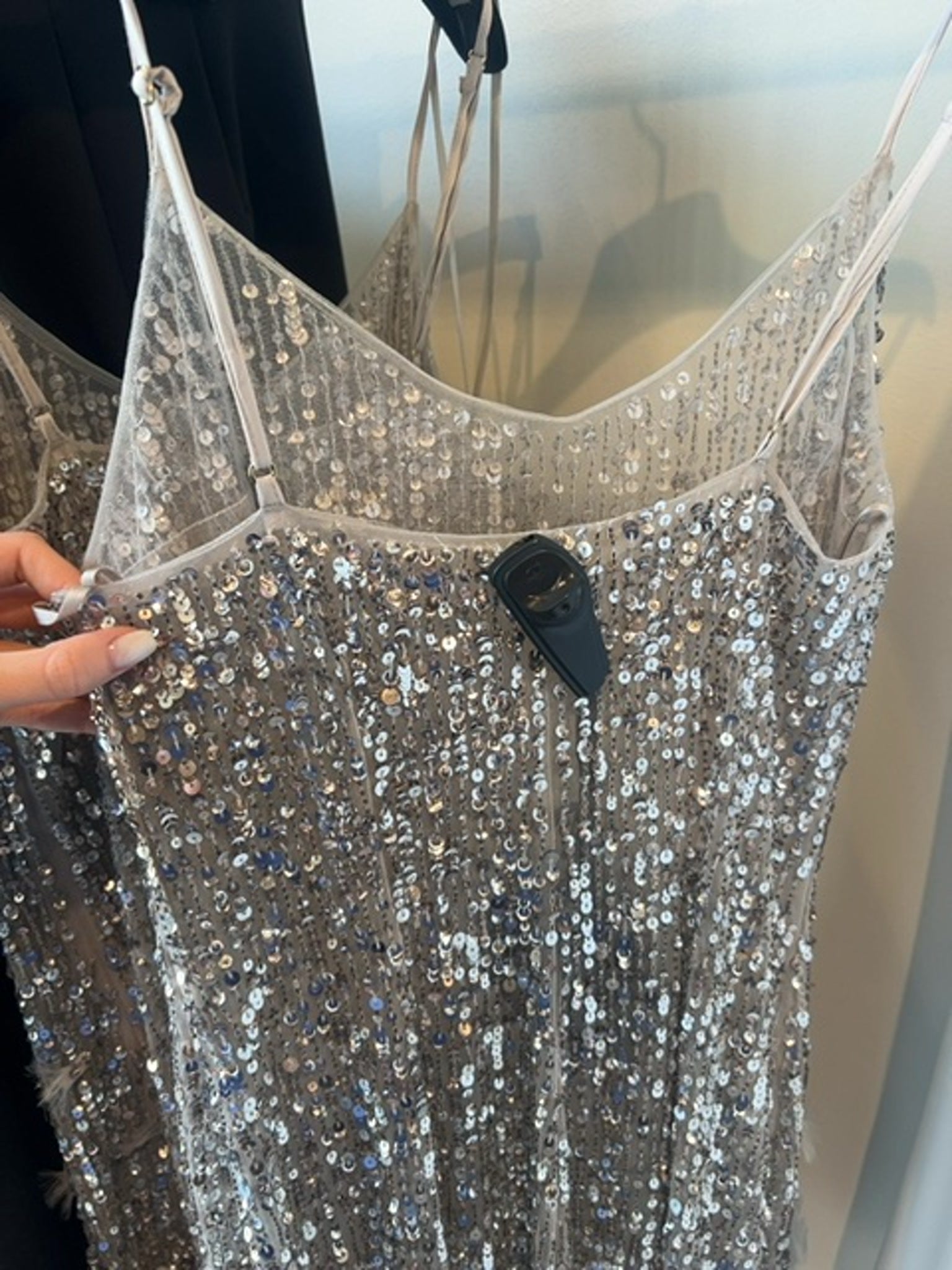 Elisabetta Franchi Damska sukienka cekinowa PerlaElisabetta Franchi