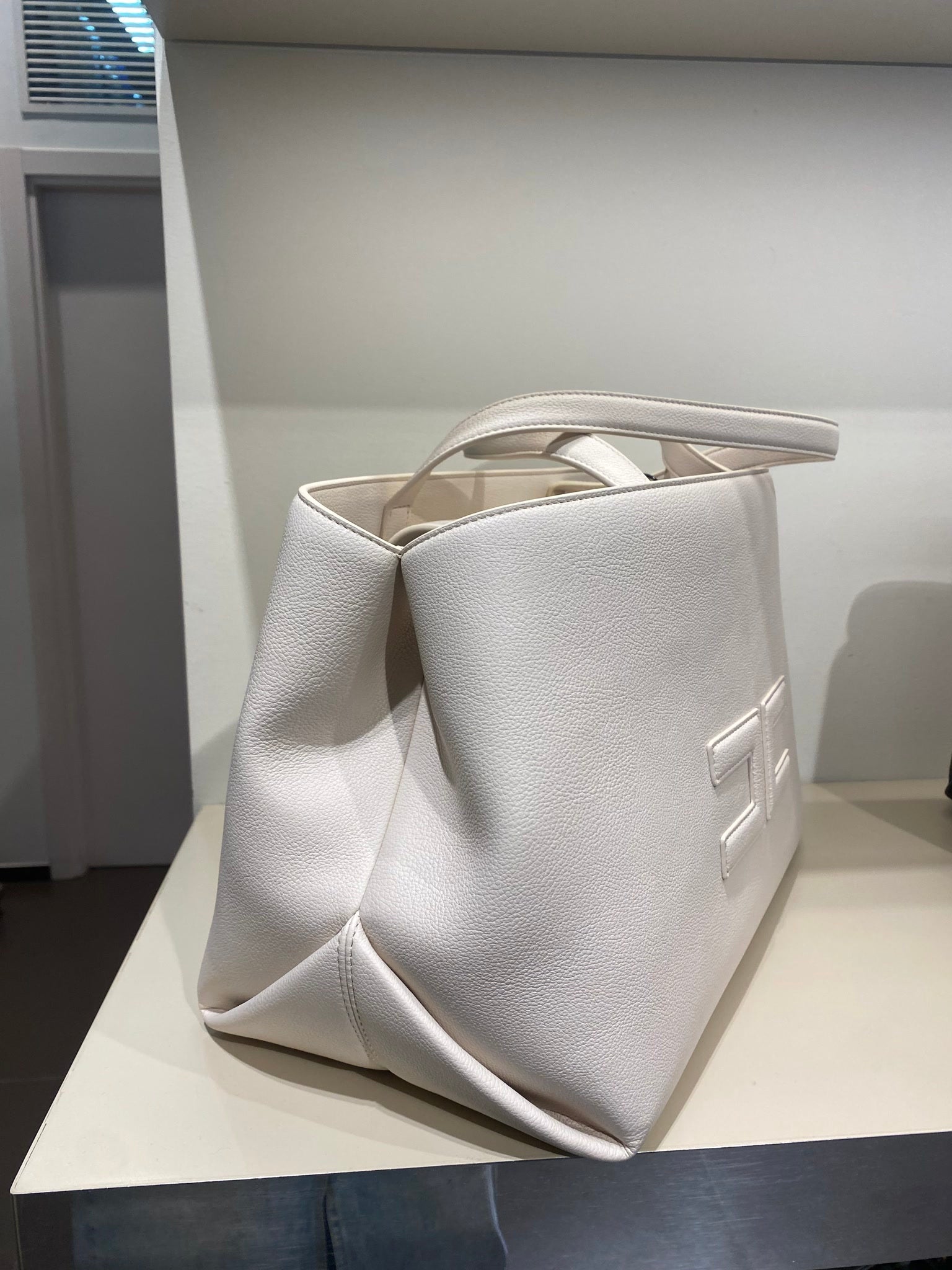 Elisabetta Franchi Damska torba na ramię skórzana BurroElisabetta Franchi