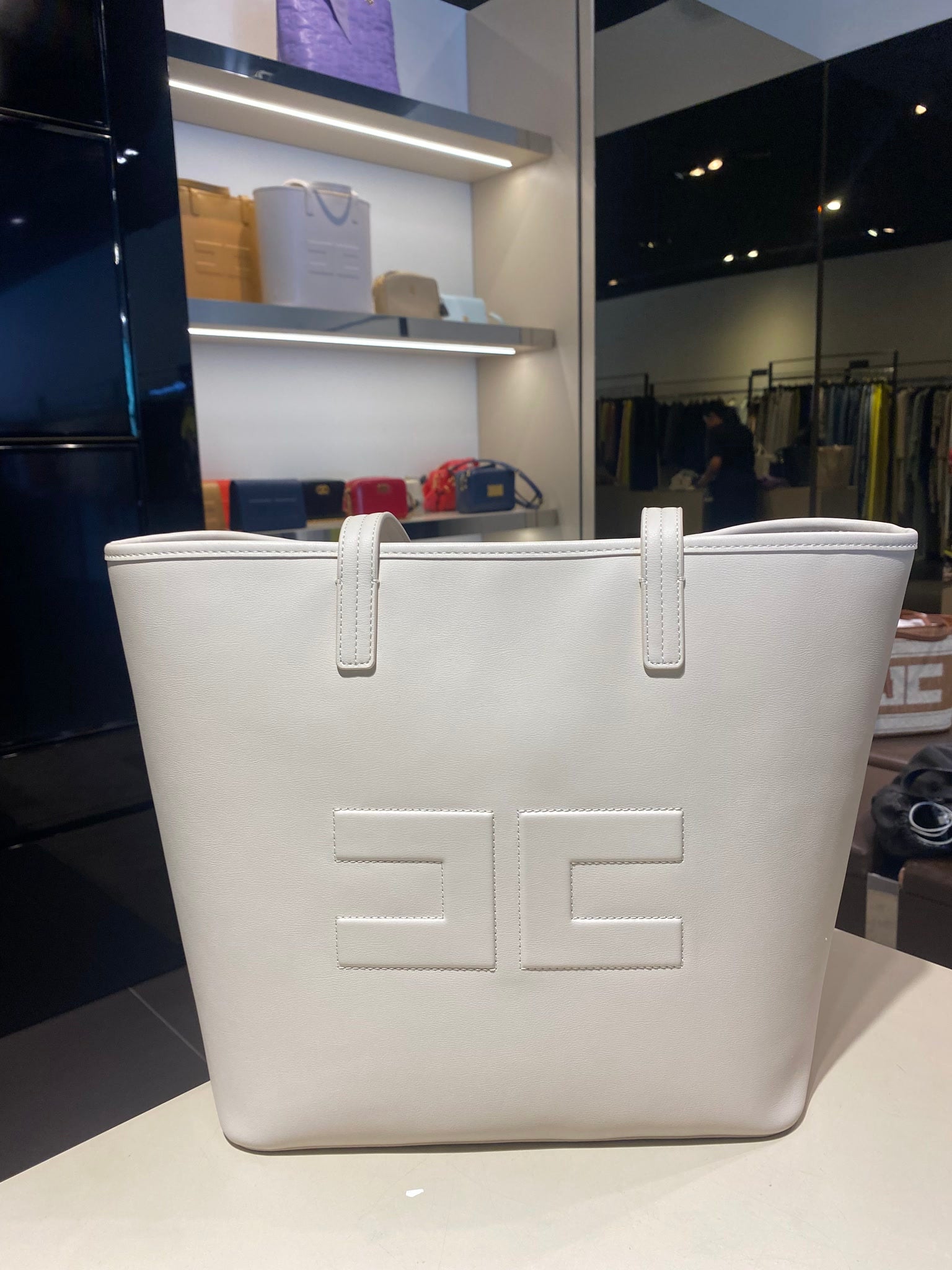 Elisabetta Franchi Damska torebka skórzana BurroElisabetta Franchi