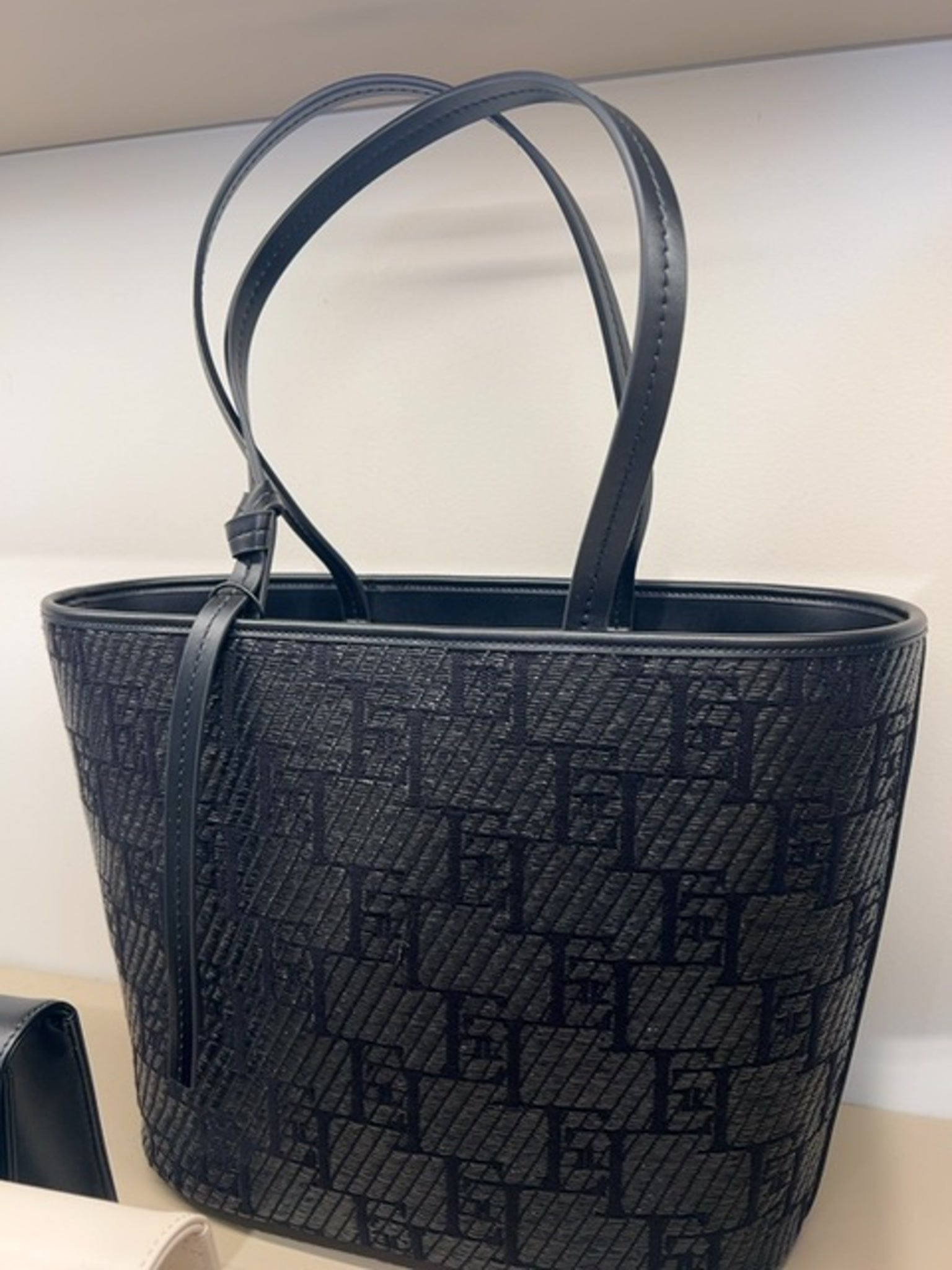 Elisabetta Franchi Damska torebka skórzana czarnaElisabetta Franchi