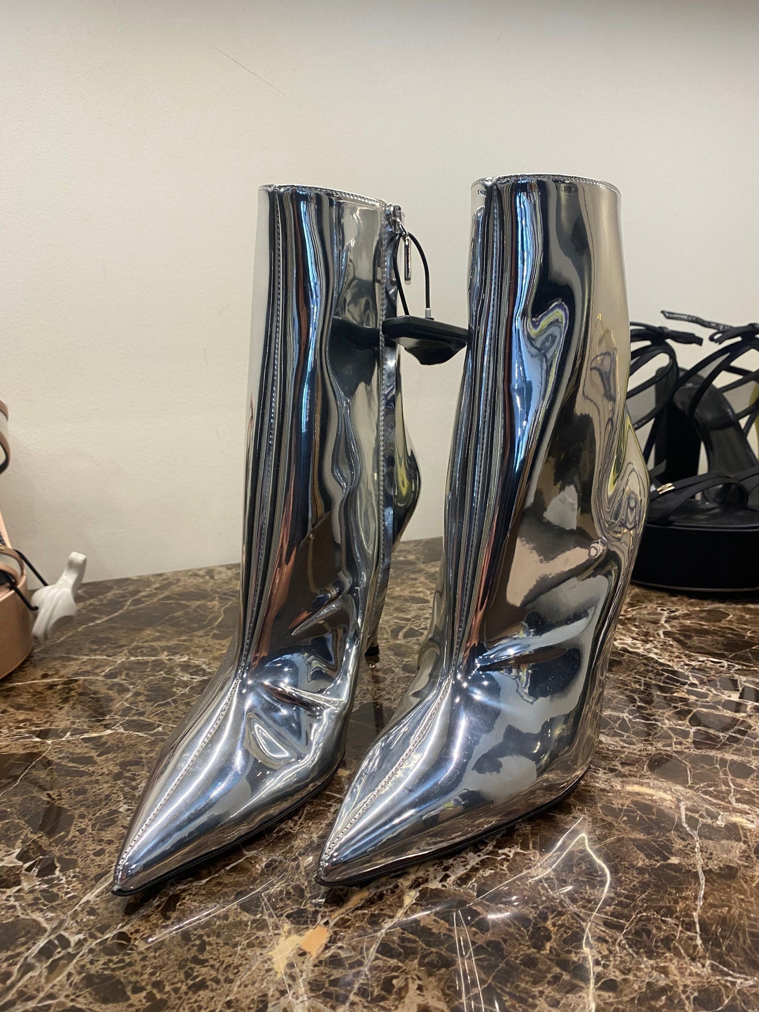 Elisabetta Franchi Damskie sandały ArgentoElisabetta Franchi