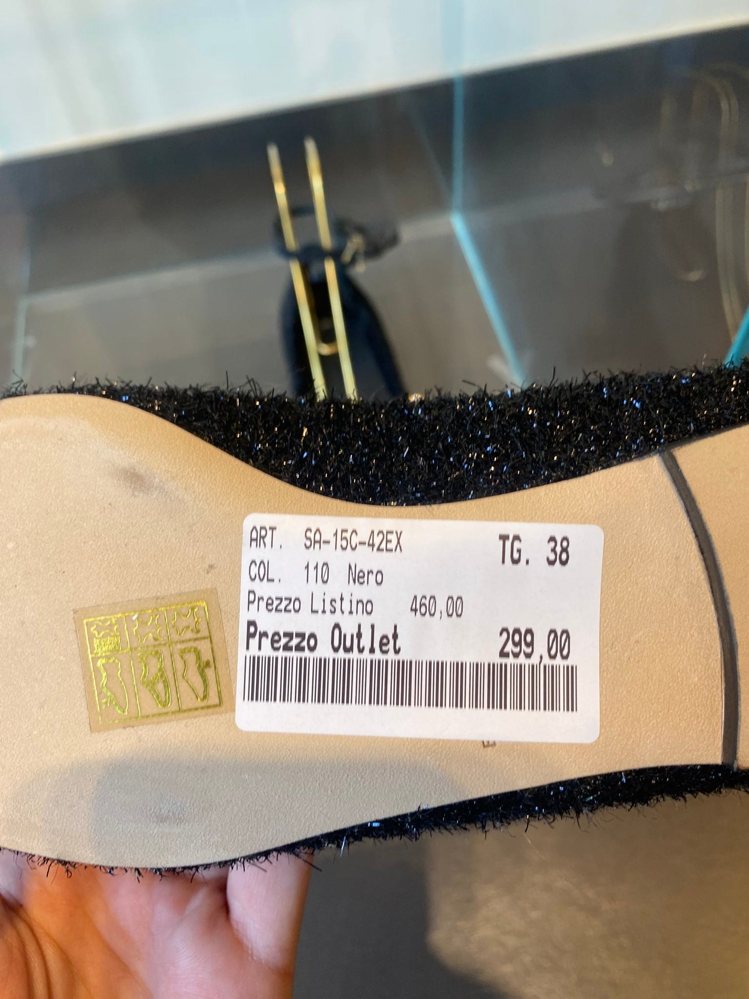 Elisabetta Franchi Damskie sandały czarne NeroElisabetta Franchi