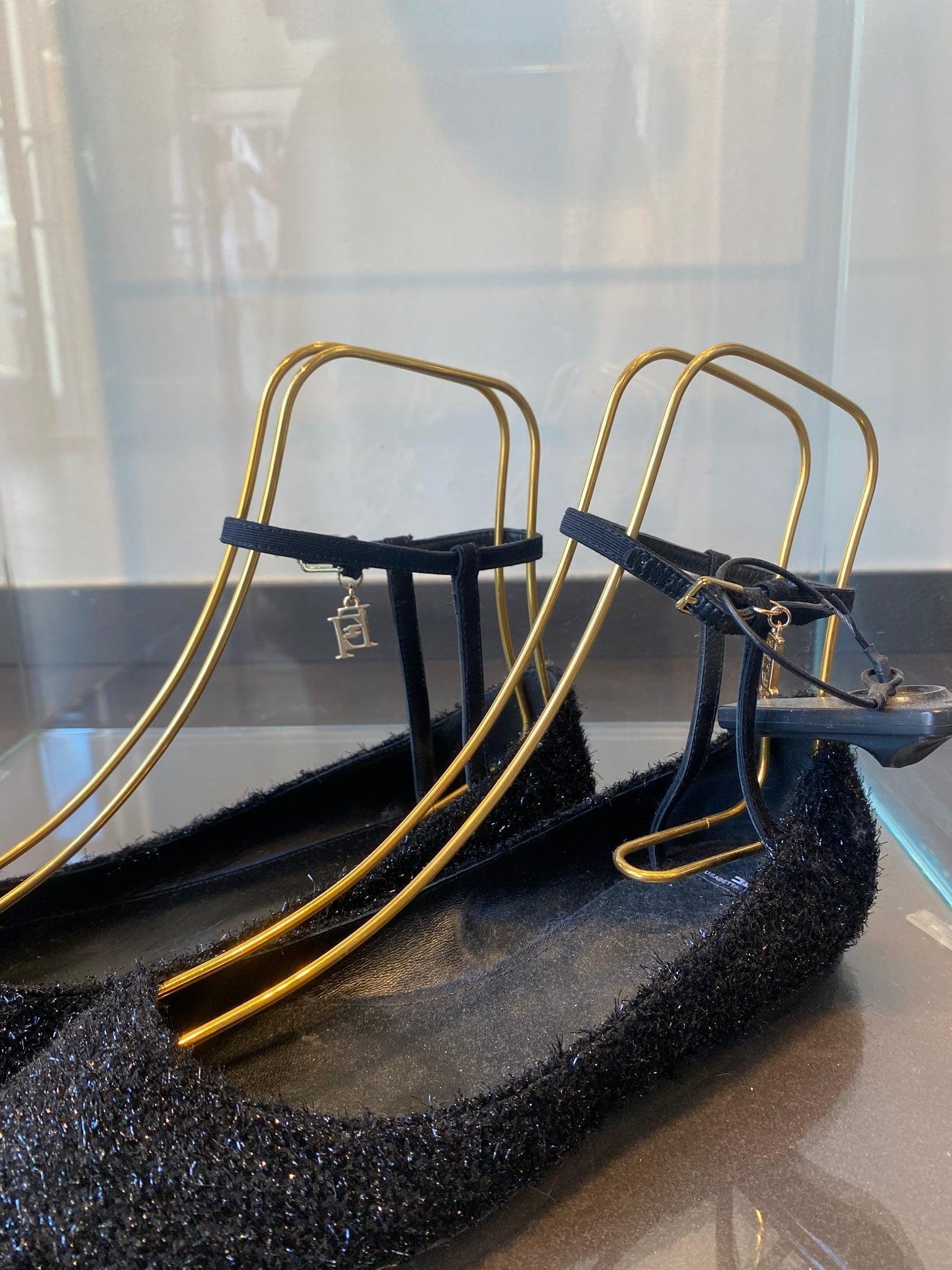 Elisabetta Franchi Damskie sandały czarne NeroElisabetta Franchi