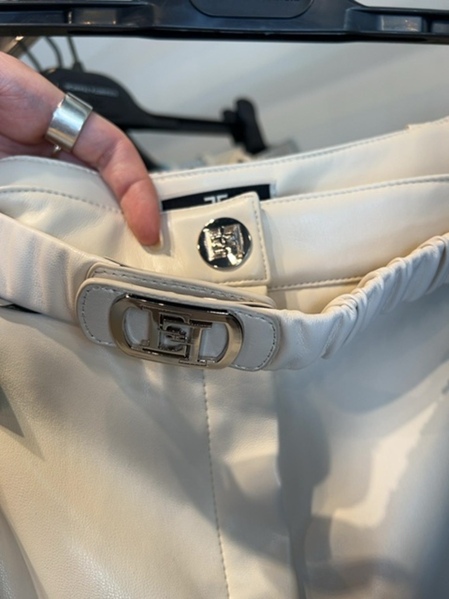 Elisabetta Franchi Damskie spodnie BurroElisabetta Franchi