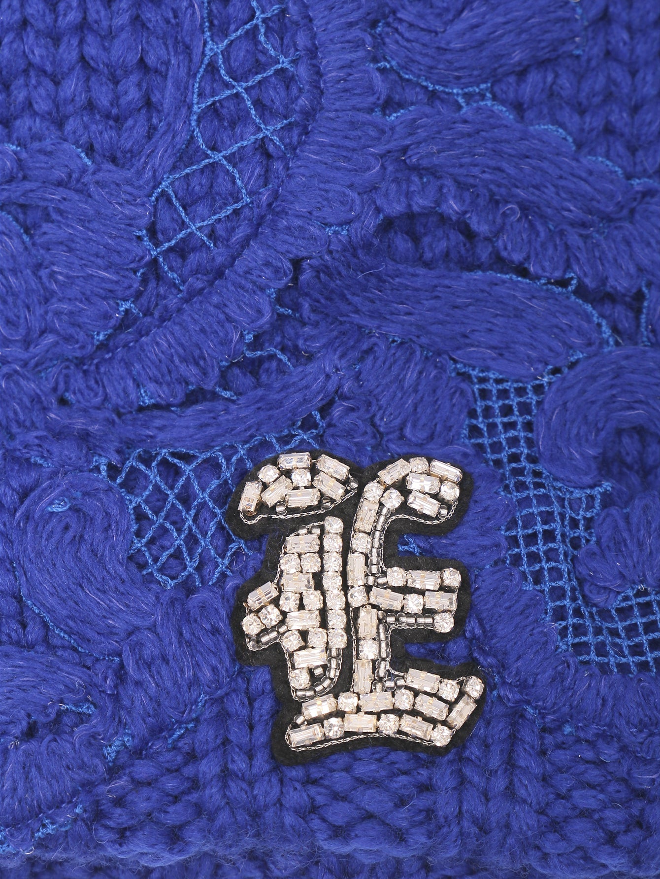 Ermanno Scervino Blue Knit HatErmanno Scervino