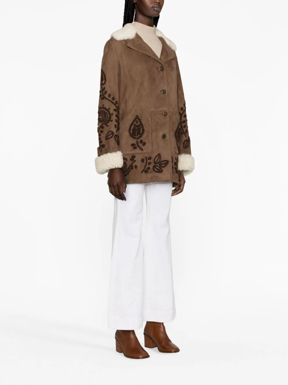 Ermanno Scervino Embroidered Motif JacketErmanno Scervino