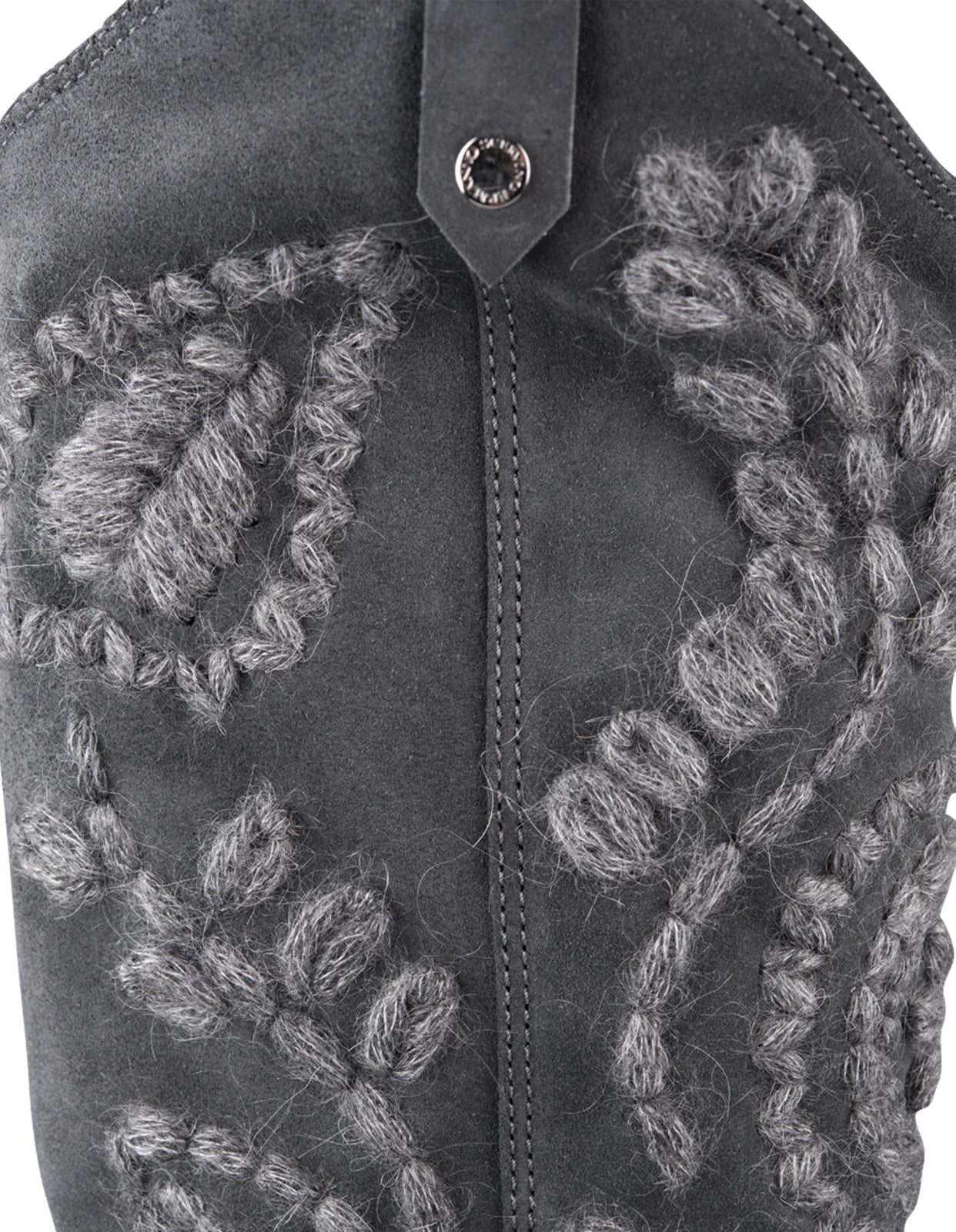 Ermanno Scervino Suede & Wool Embroidered BootsErmanno Scervino