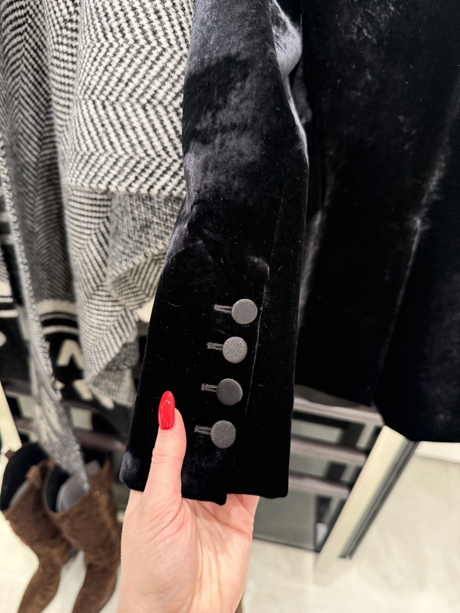 Ermanno Scervino Velvet Double Breasted BlazerErmanno Scervino