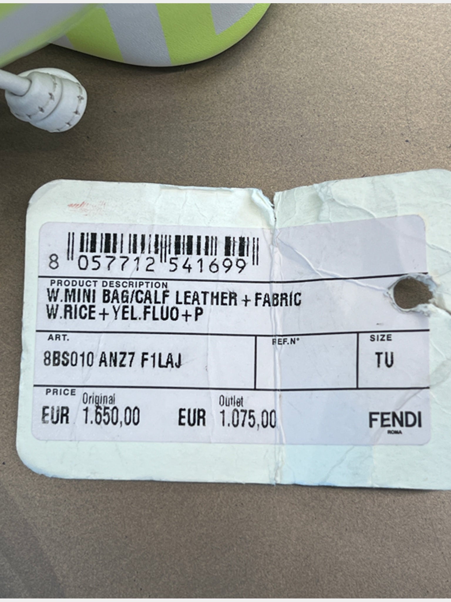 Fendi by Marc Jacobs Mon TresorWhite Leather Mini - BagFendi