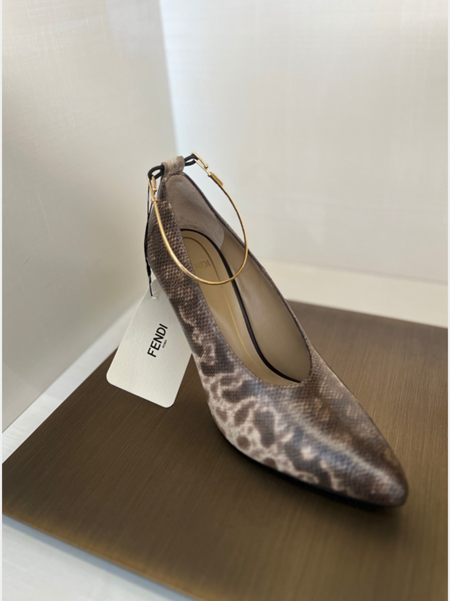 Fendi Damskie Szpilki w panterkeFendi