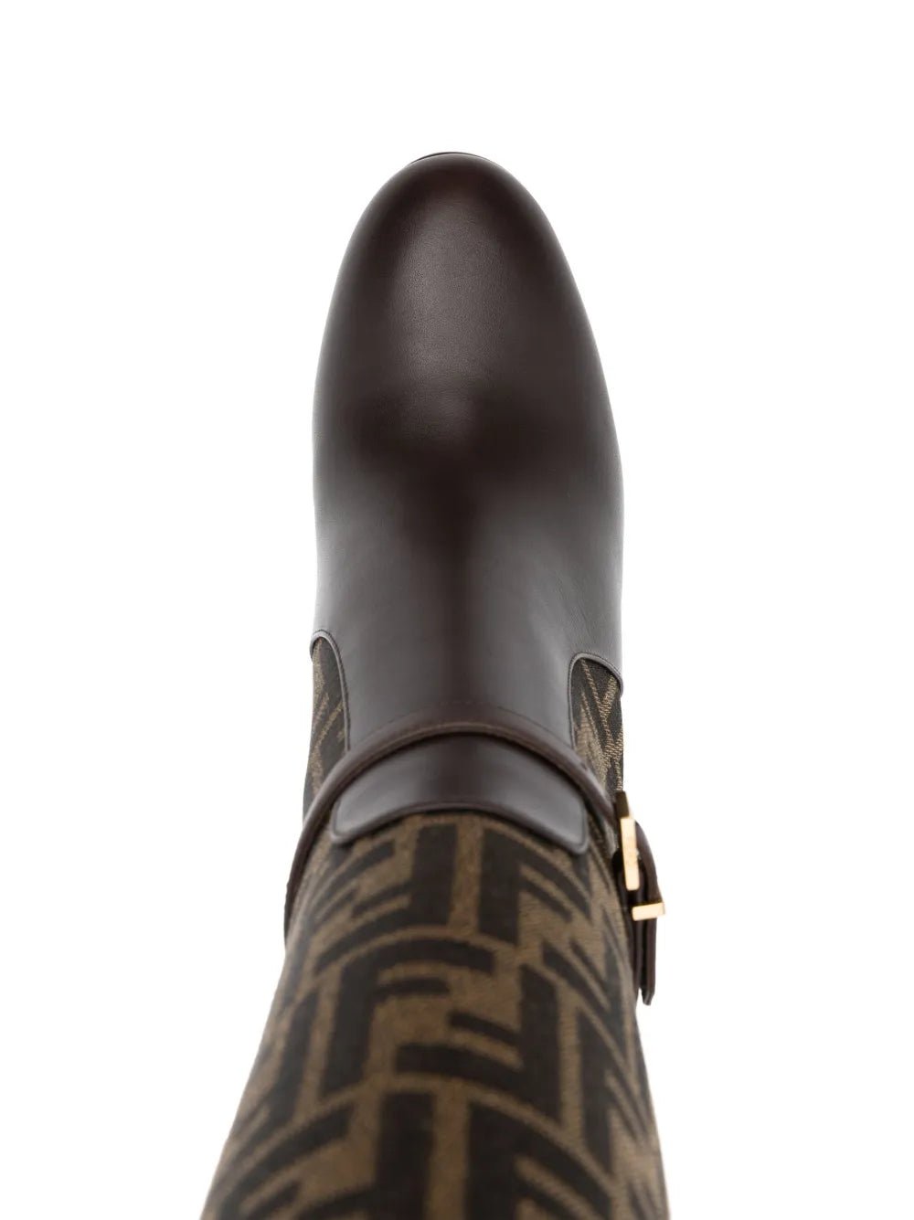 Fendi Delfina 110mm Monogram Knee - high BootsFendi