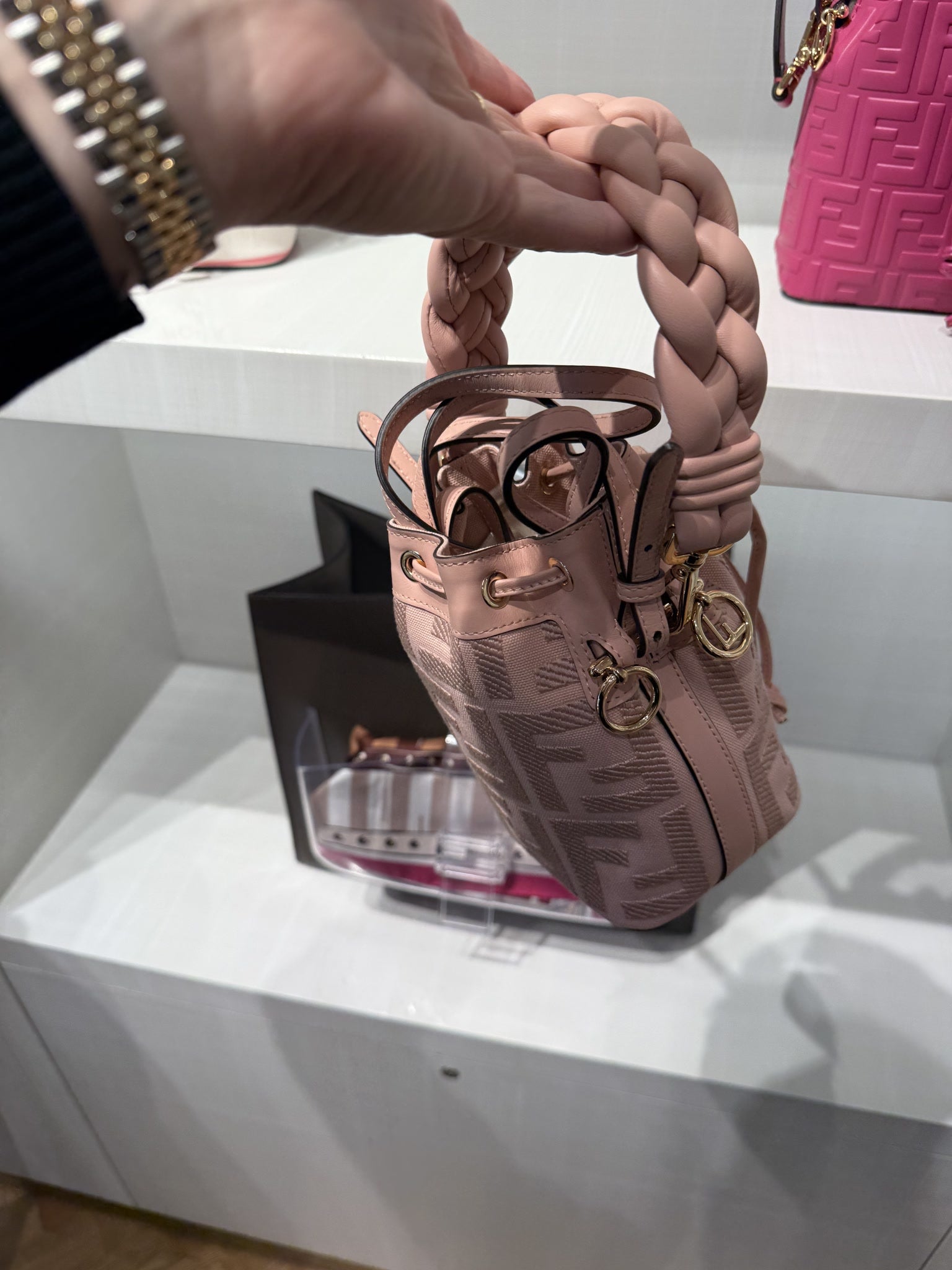 Fendi FF Jacquard Tote BagFendi