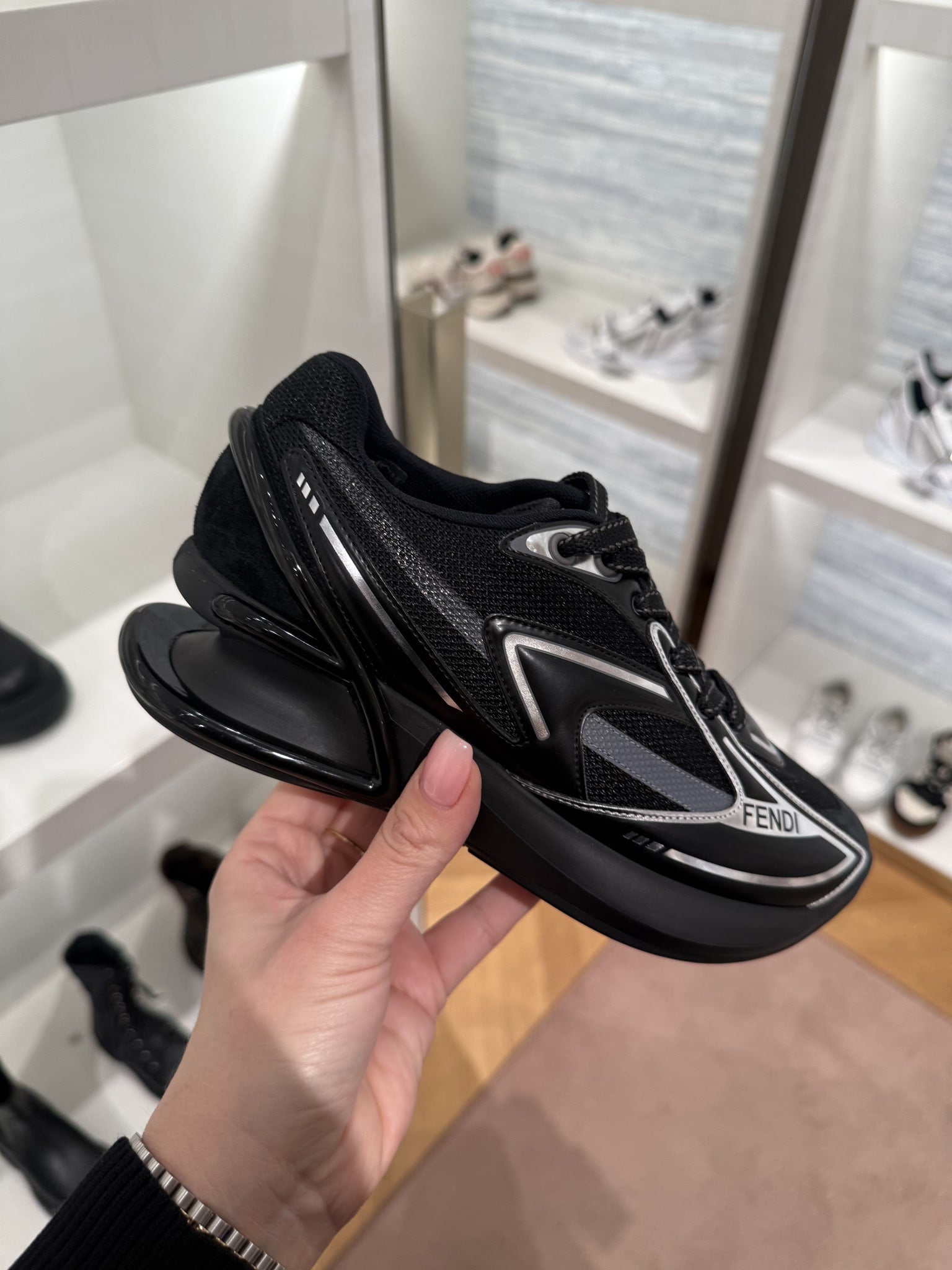 Fendi First 1 Logo - print SneakersFendi