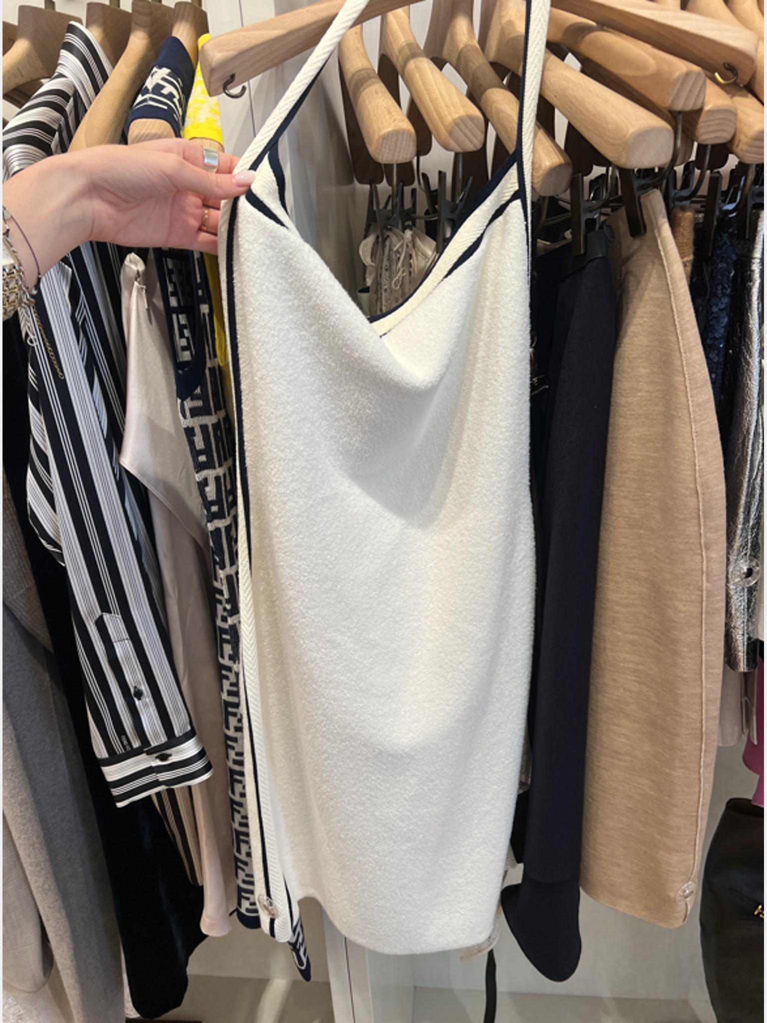 Fendi knit dress whiteFendi