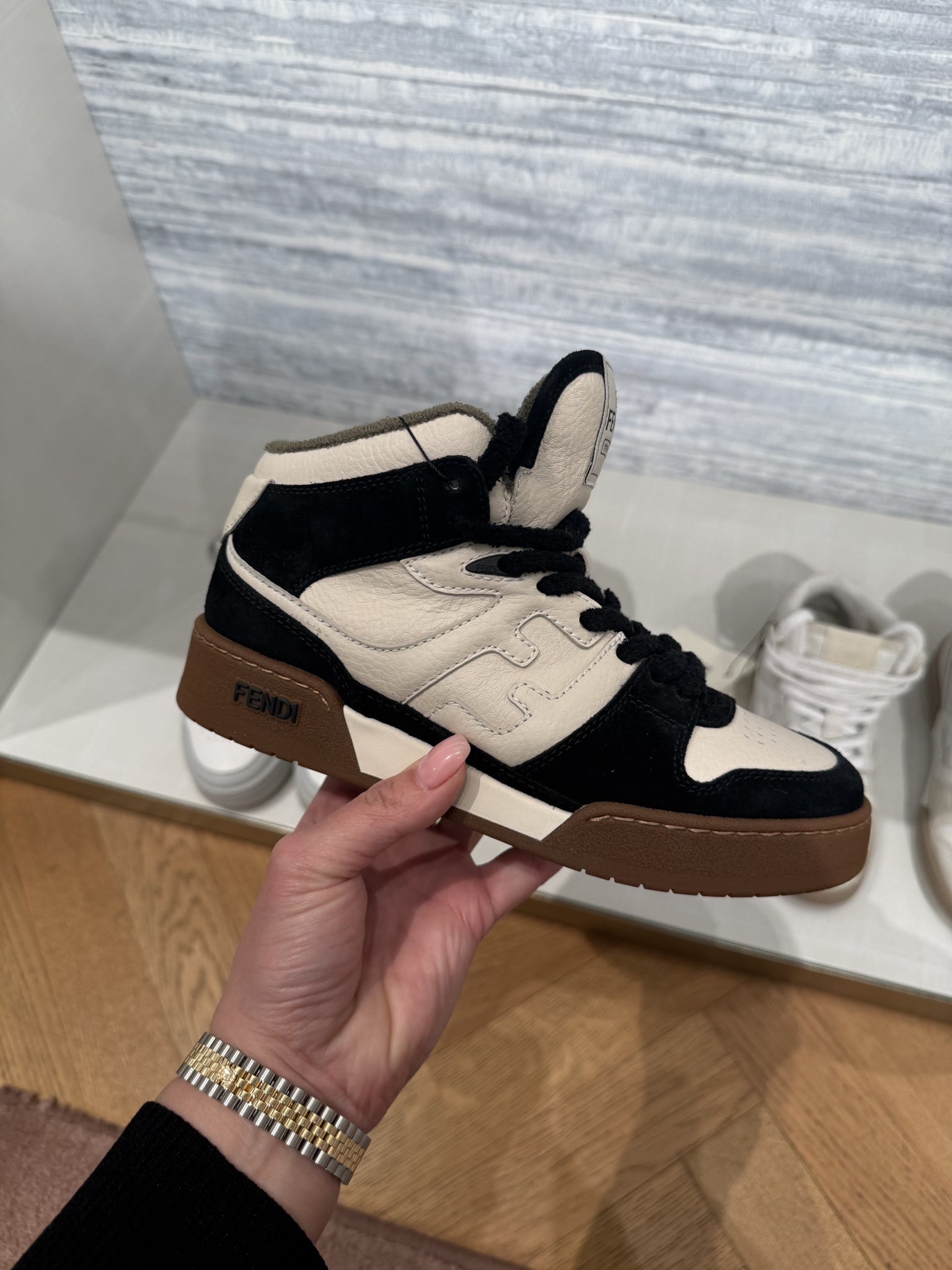 Fendi Match High TrainersFendi