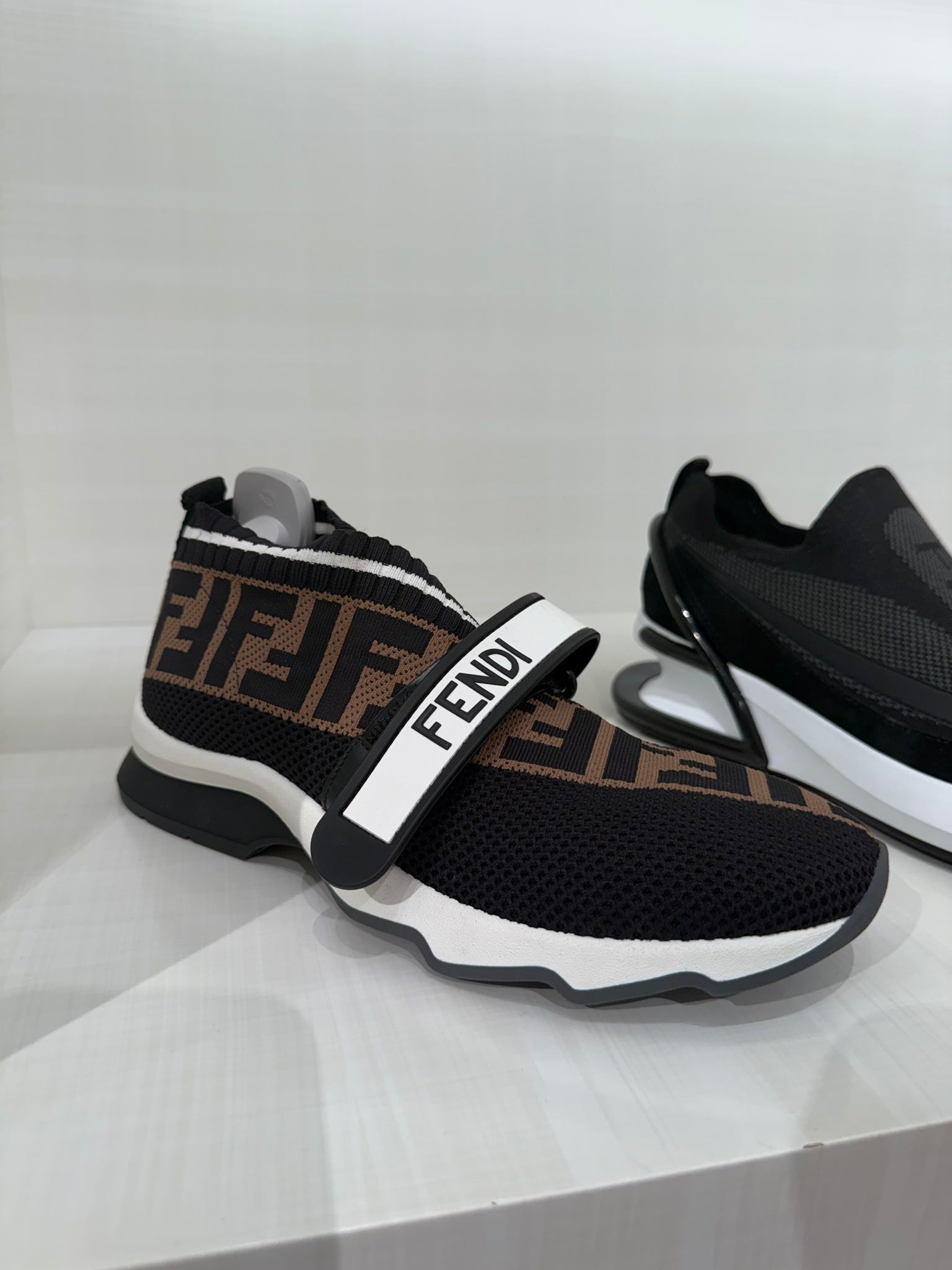 Fendi Stretch Yarn FF Stiff Band Rockoko SneakersFendi
