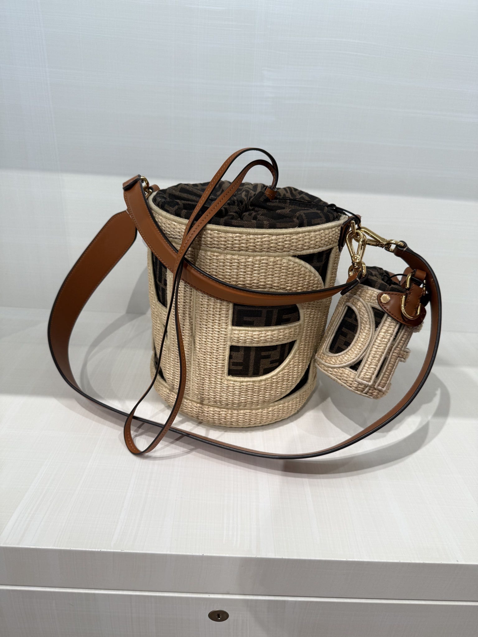 Fendi W. Backpack Fabric CalfFendi