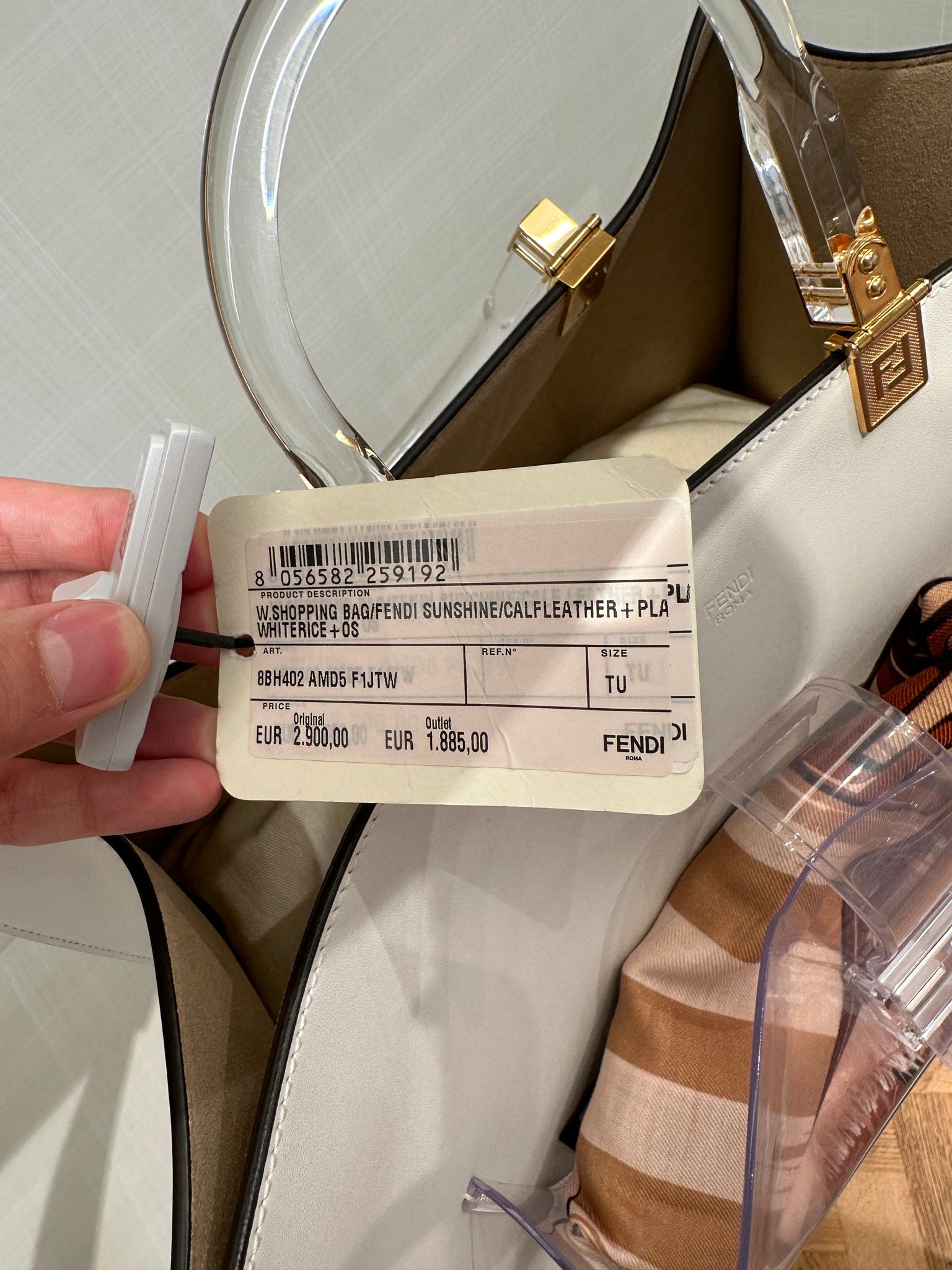 Fendi W. Shopping Bag SunshineFendi