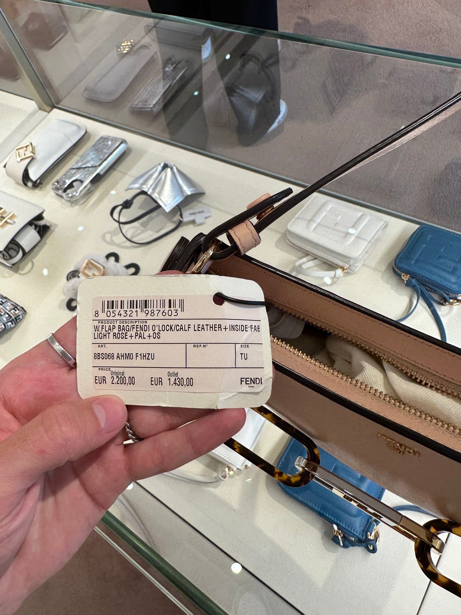 Fendi W.FLAP BAG Light RoseFendi