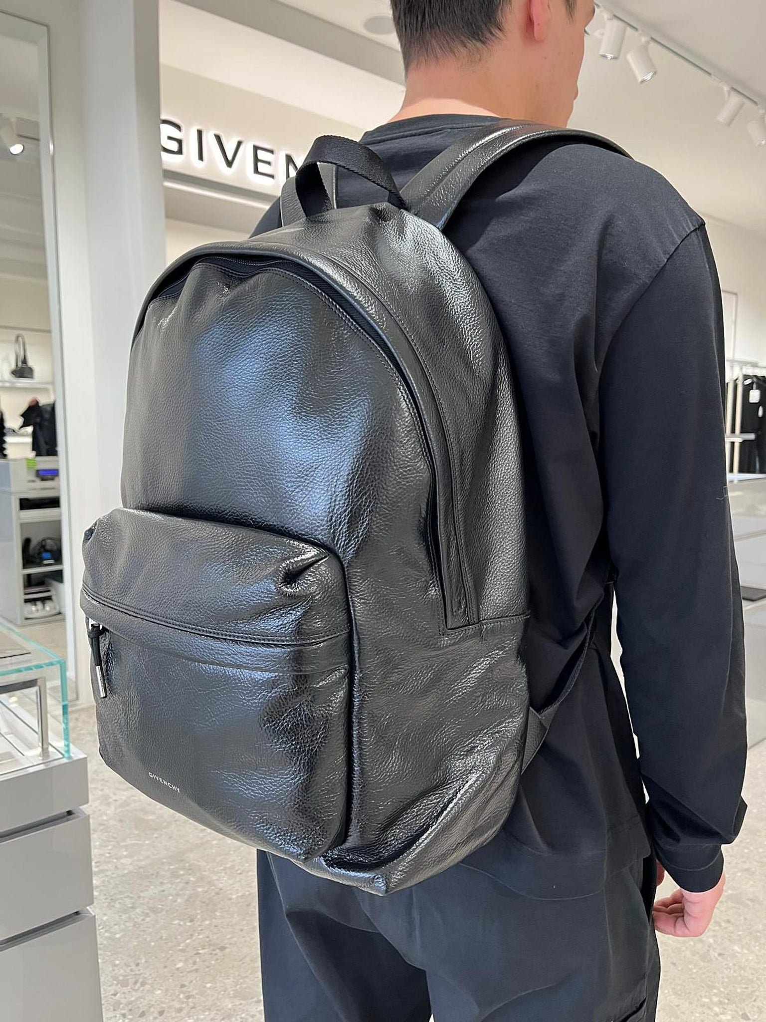 Givenchy Black Leather BackpackGivenchy