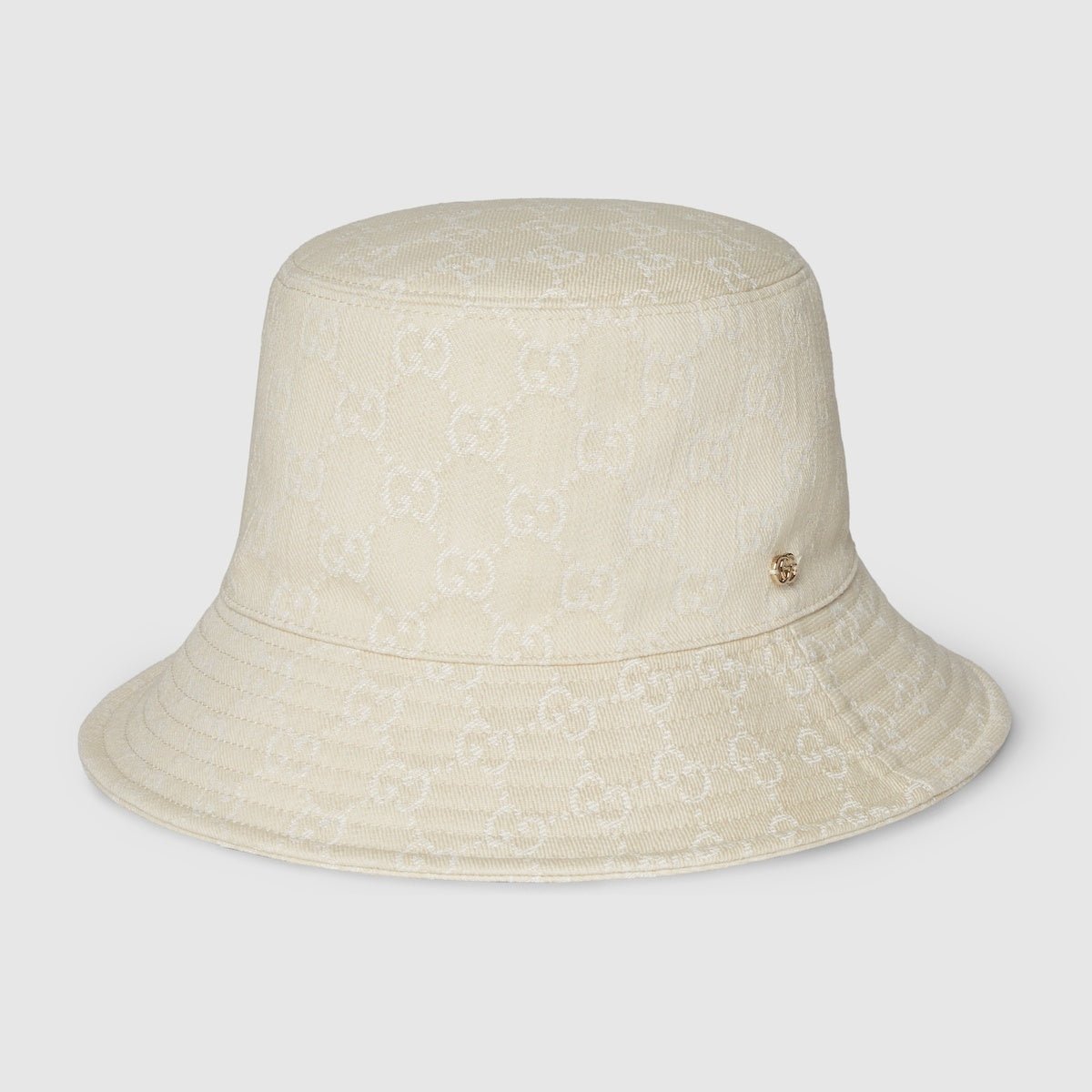 GUCCI GG denim bucket hat creamGucci
