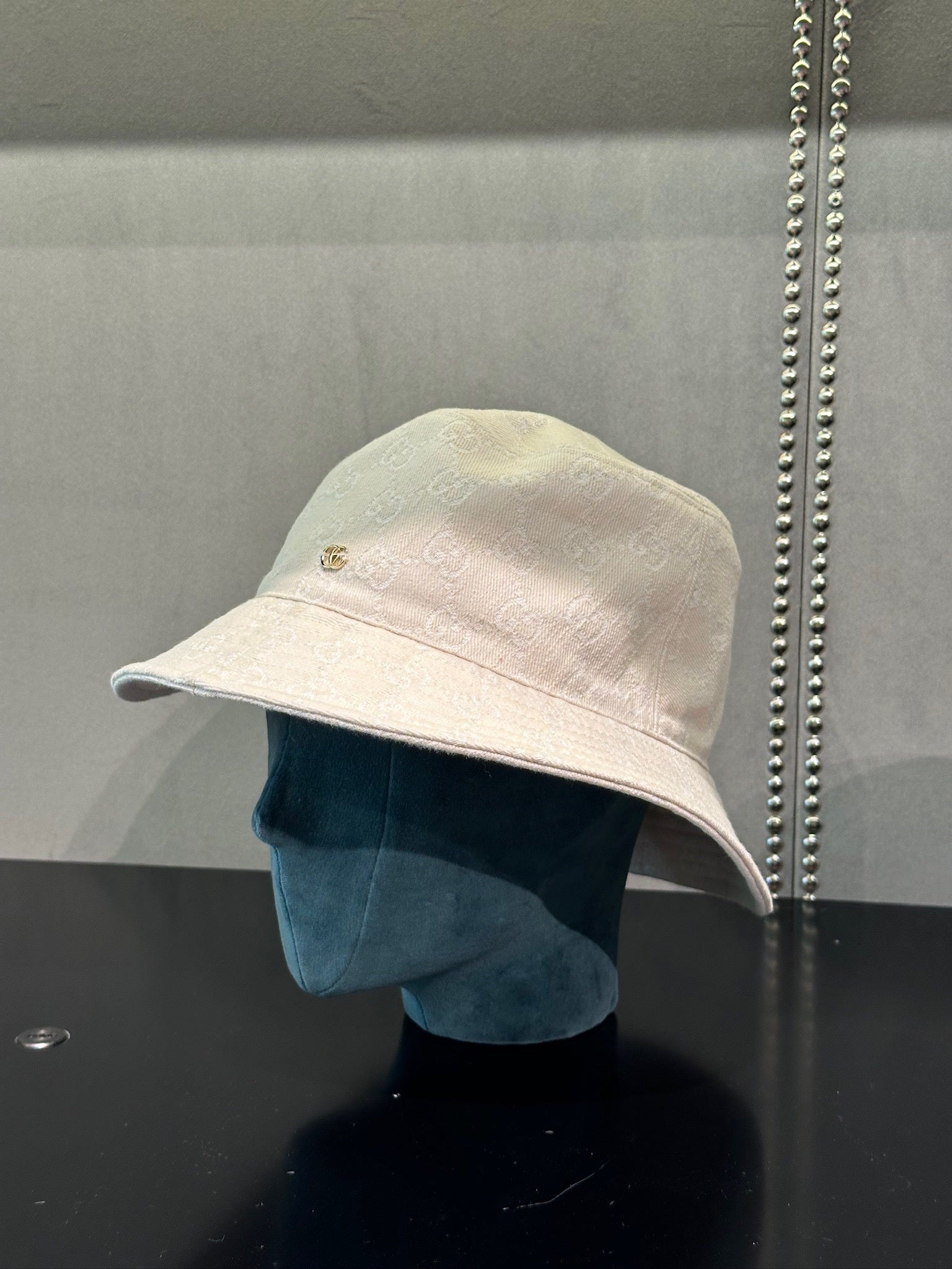 Gucci Hat W Iberide Bob Summer Denim GG Souffle RoseGucci